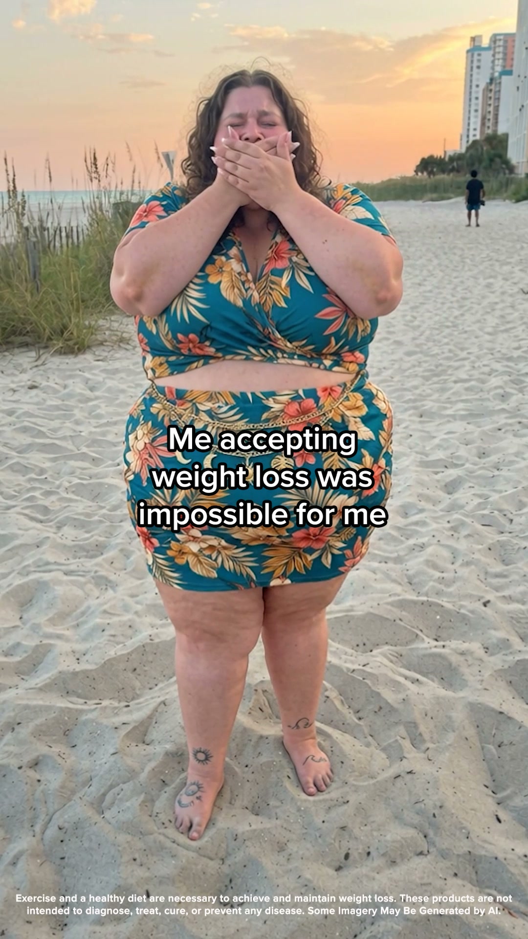 Hypnozio: power of hypnotherapy Facebook ad: Overcome Weight Challenges