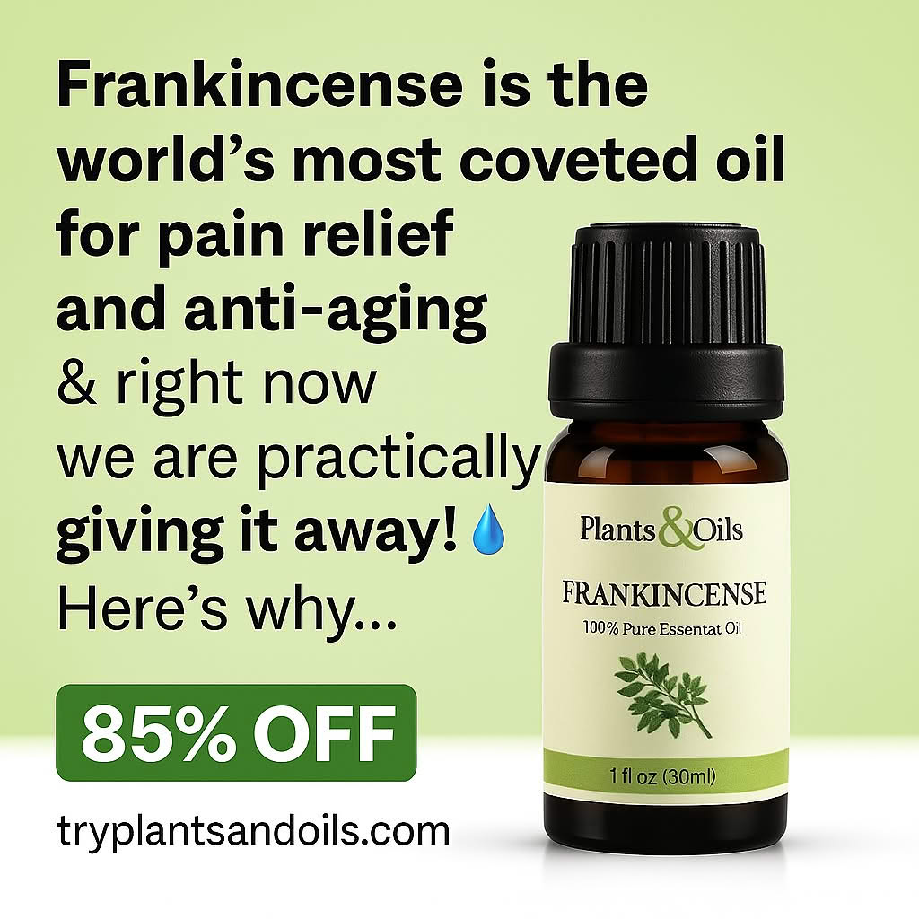 Plants and Oils Facebook ad