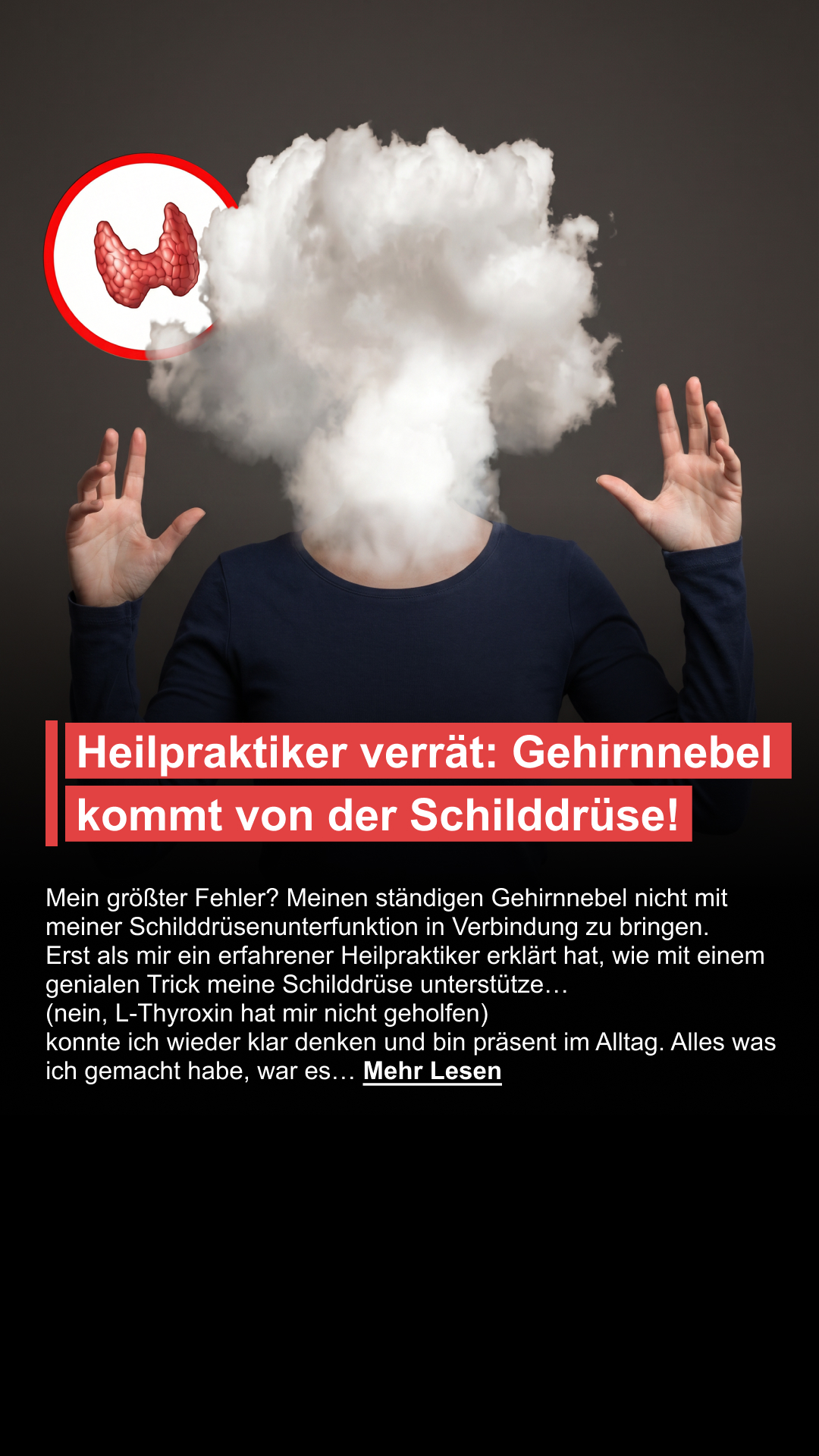 Mission Schilddrüse Facebook ad