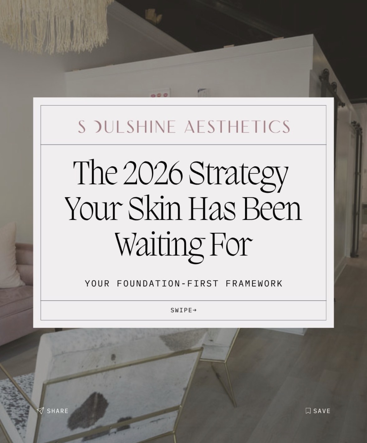 Soulshine Aesthetics Facebook ad