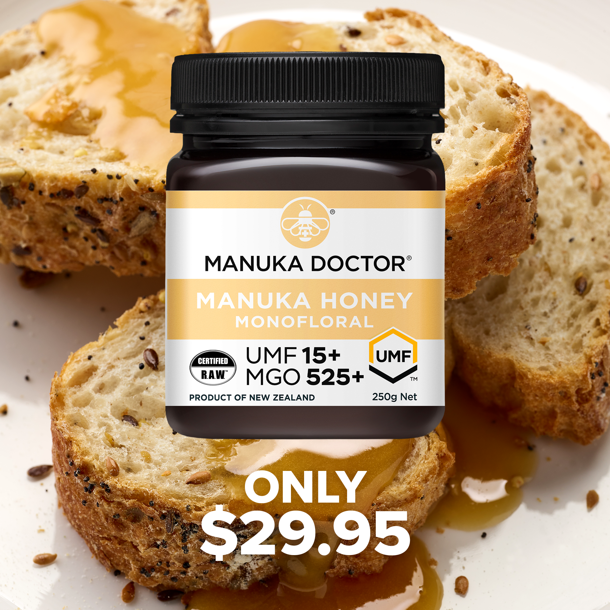 Manuka Doctor New Zealand Facebook ad