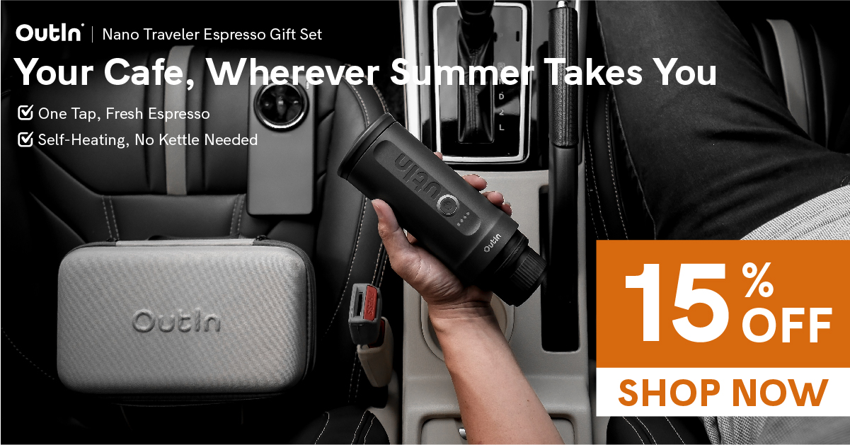 Outin Portable Electric Espresso Machine Facebook ad