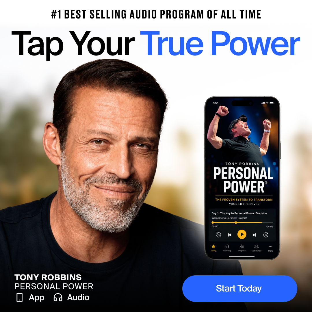 Tony Robbins Facebook ad