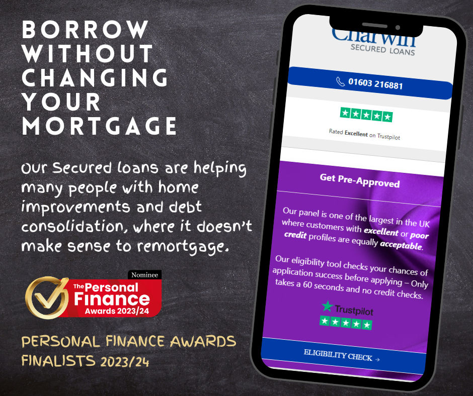 Charwin Secured Loans Facebook ad from Oct 14, 2023