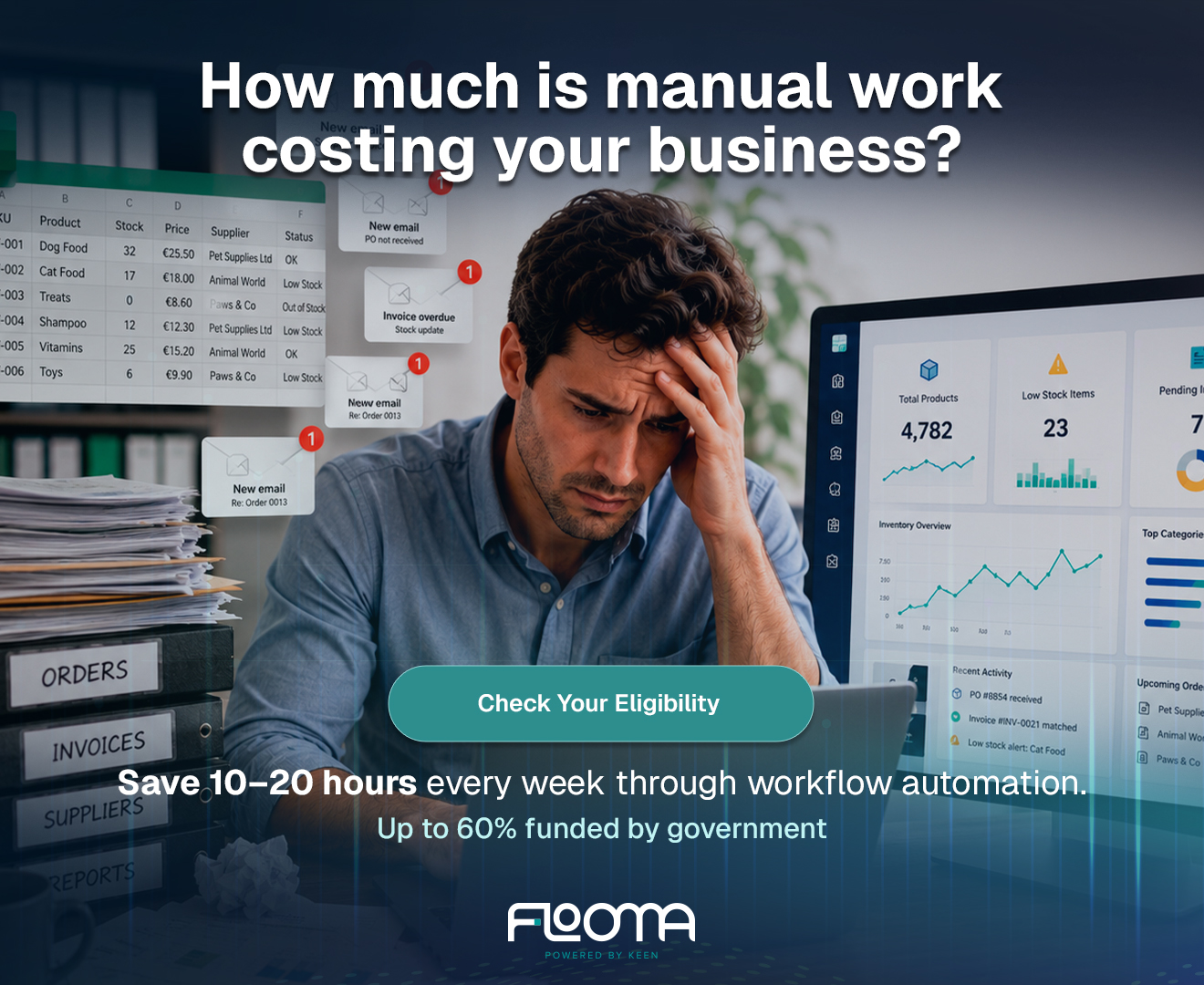 Flooma Facebook ad