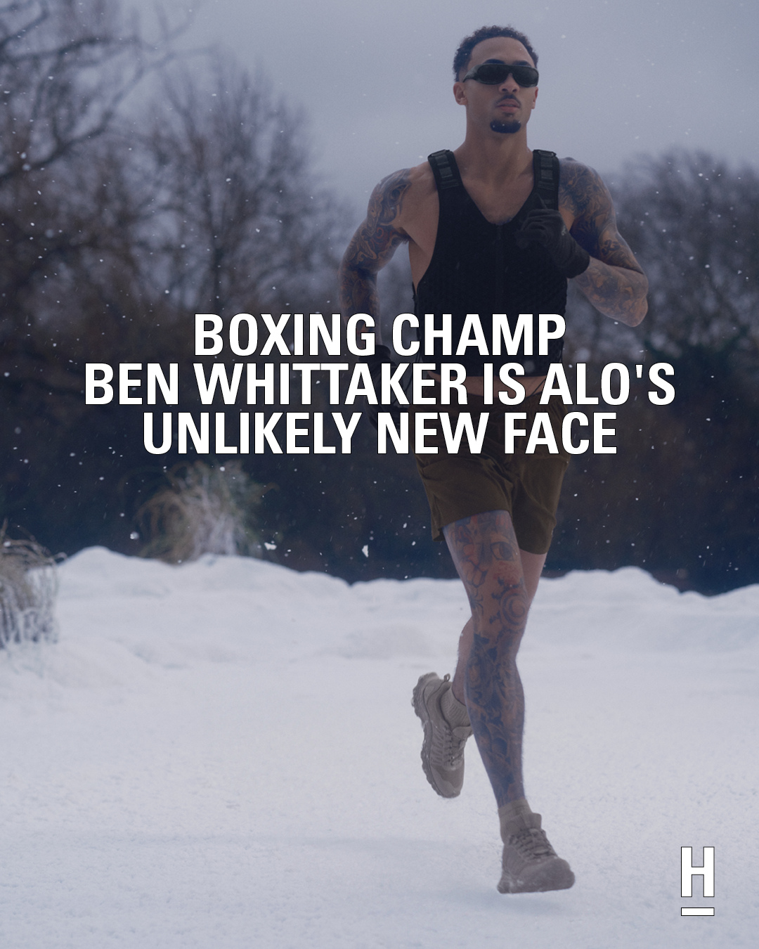 Highsnobiety Facebook ad: @benwhittaker fights like he’s already seen what happens…