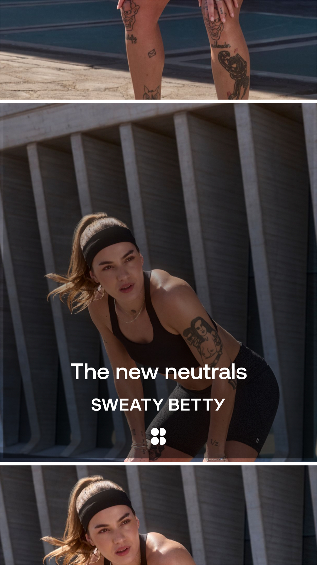 Sweaty Betty Facebook ad