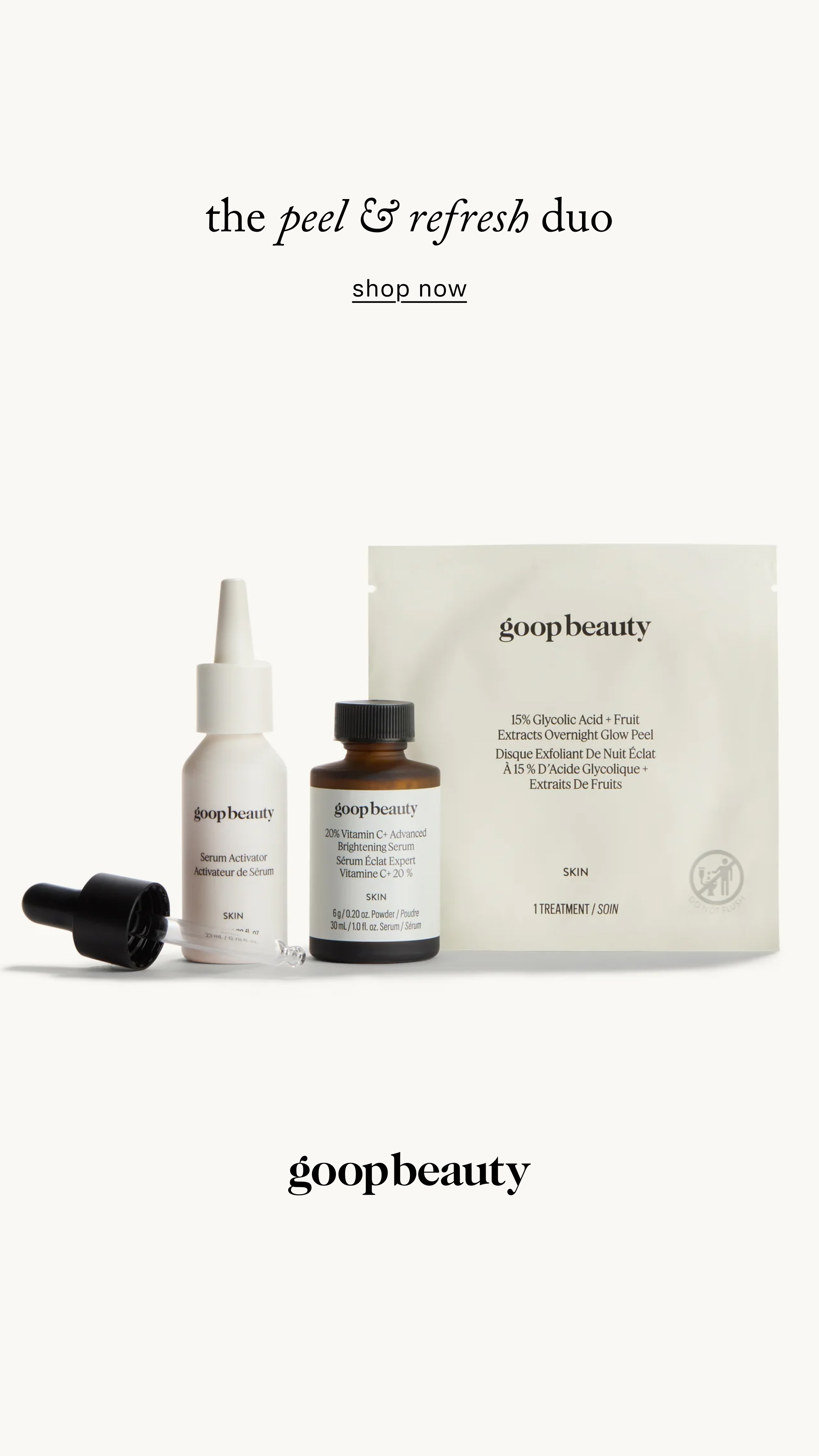 goop Facebook ad