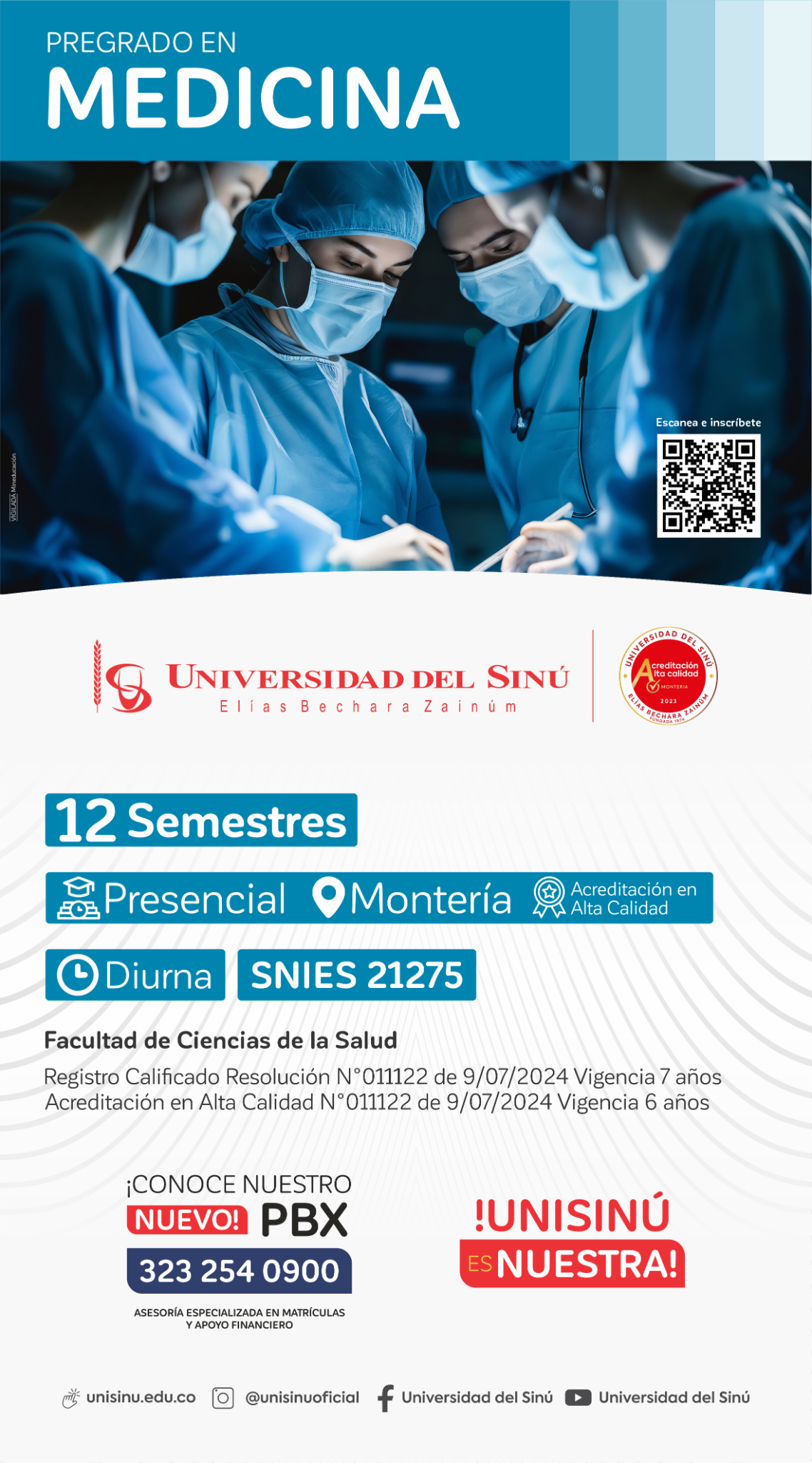 Universidad Del Sinú - Monteria Facebook ad from Oct 17, 2025