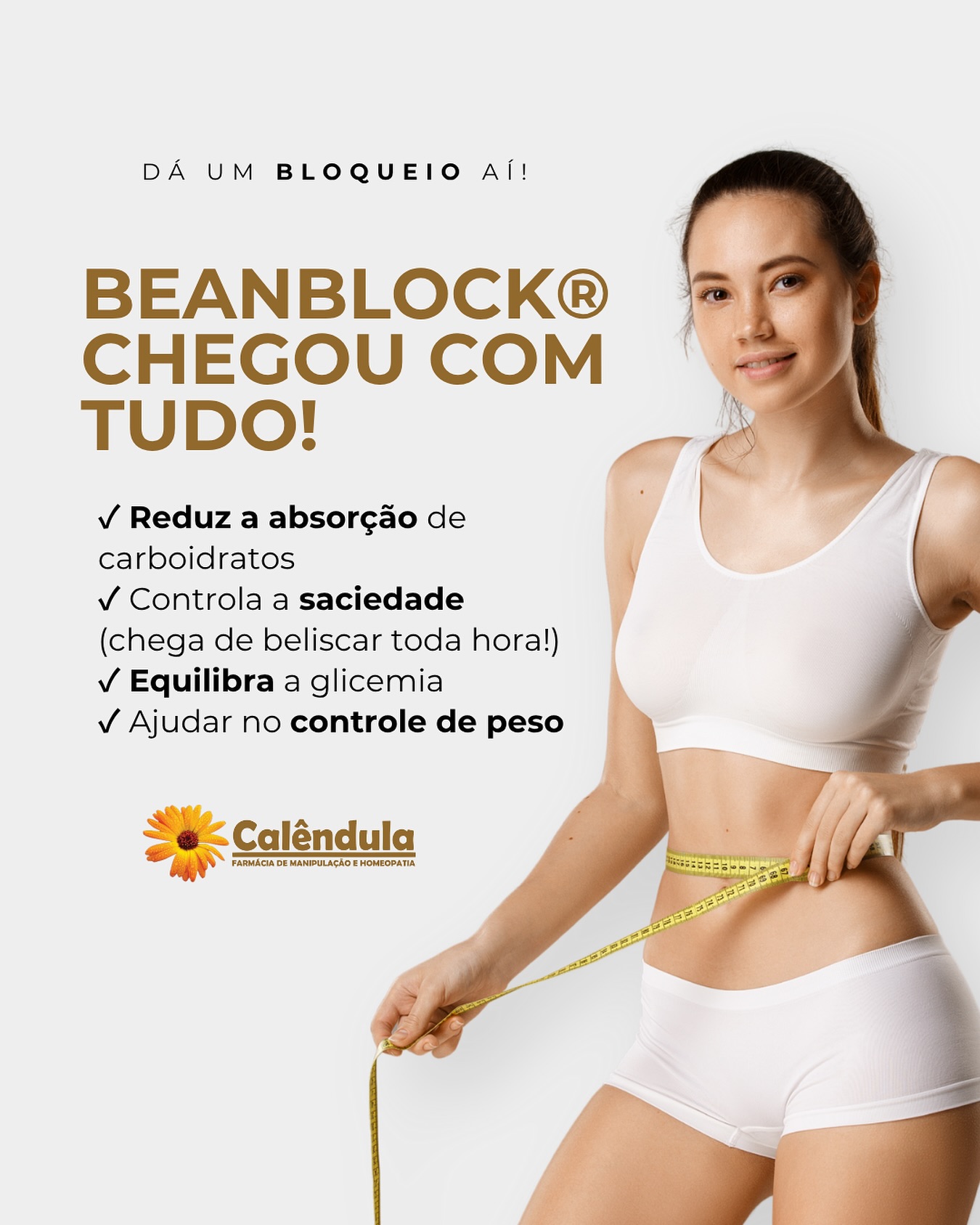 Farmácia Calêndula Facebook ad: Você sente fome logo depois de comer?