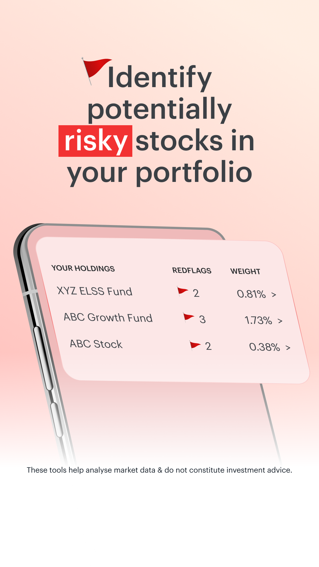 Tickertape Facebook ad: Take control of your investments with Tickertape.