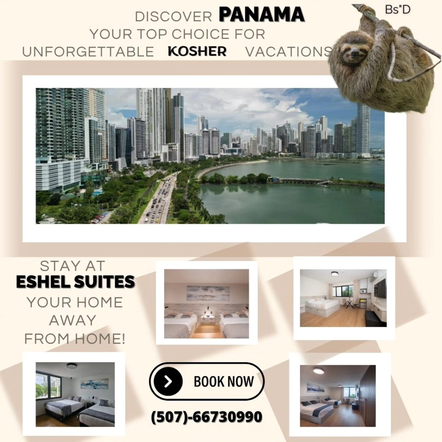 Eshel Suites Panama Facebook ad: Discover Panama