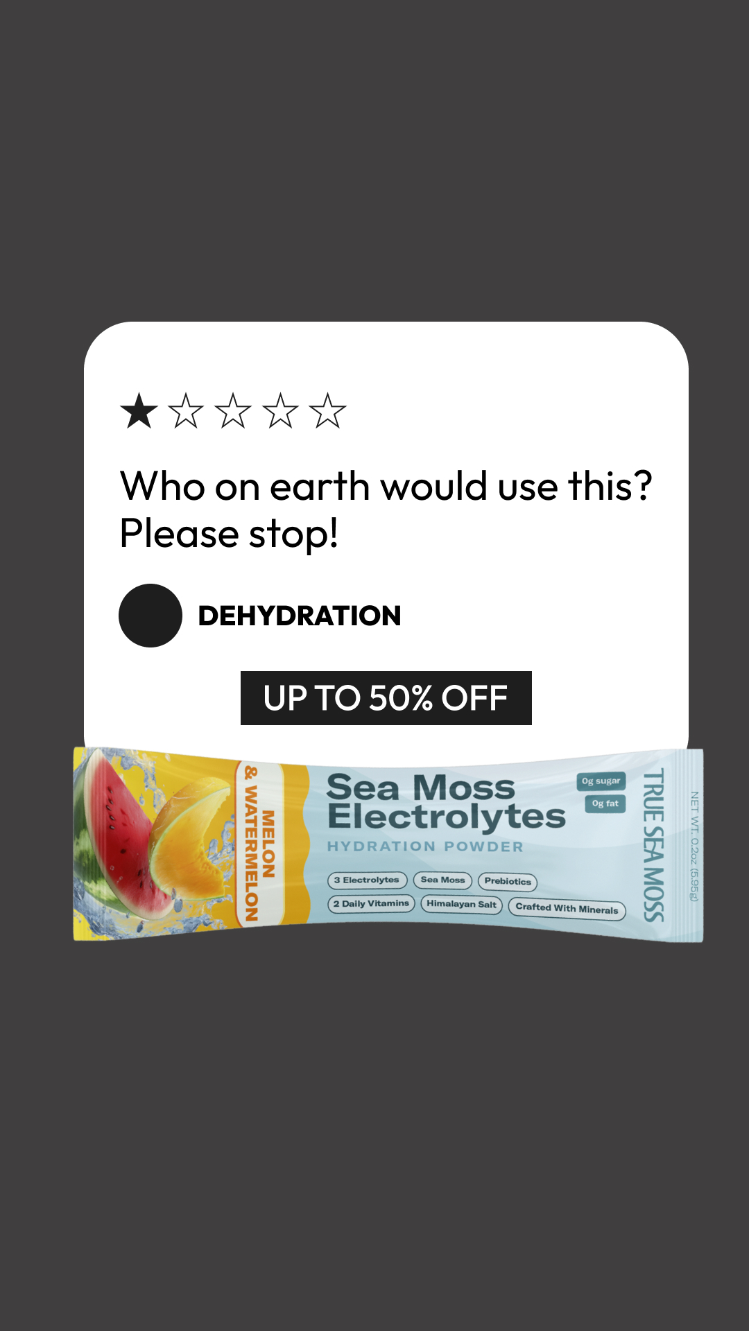 True Sea Moss Health Facebook ad