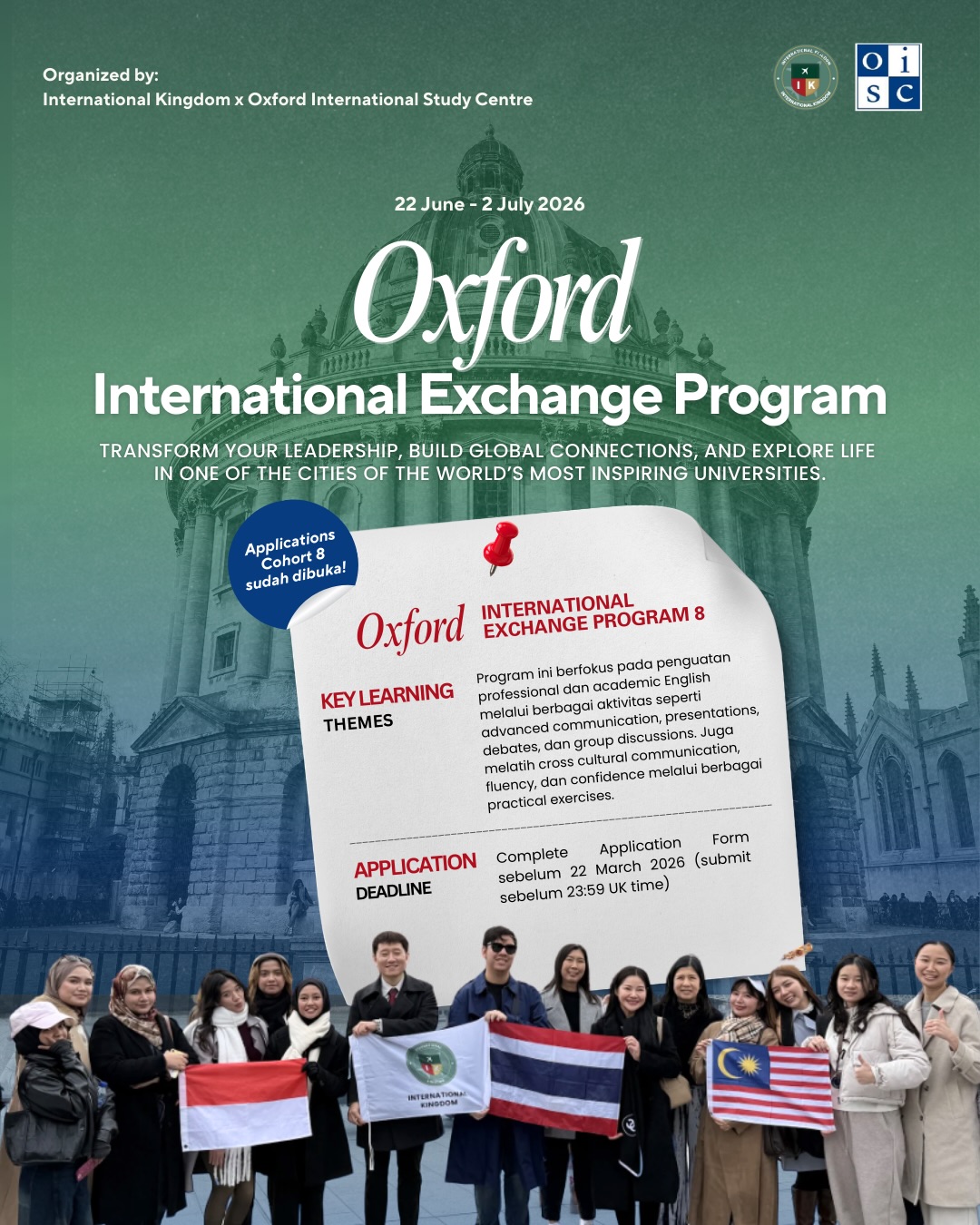 International Kingdom Indonesia Facebook ad: For those who have been waiting, the Oxford…