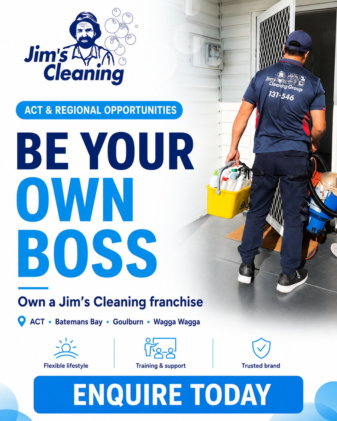 Jim's Cleaning Facebook ad