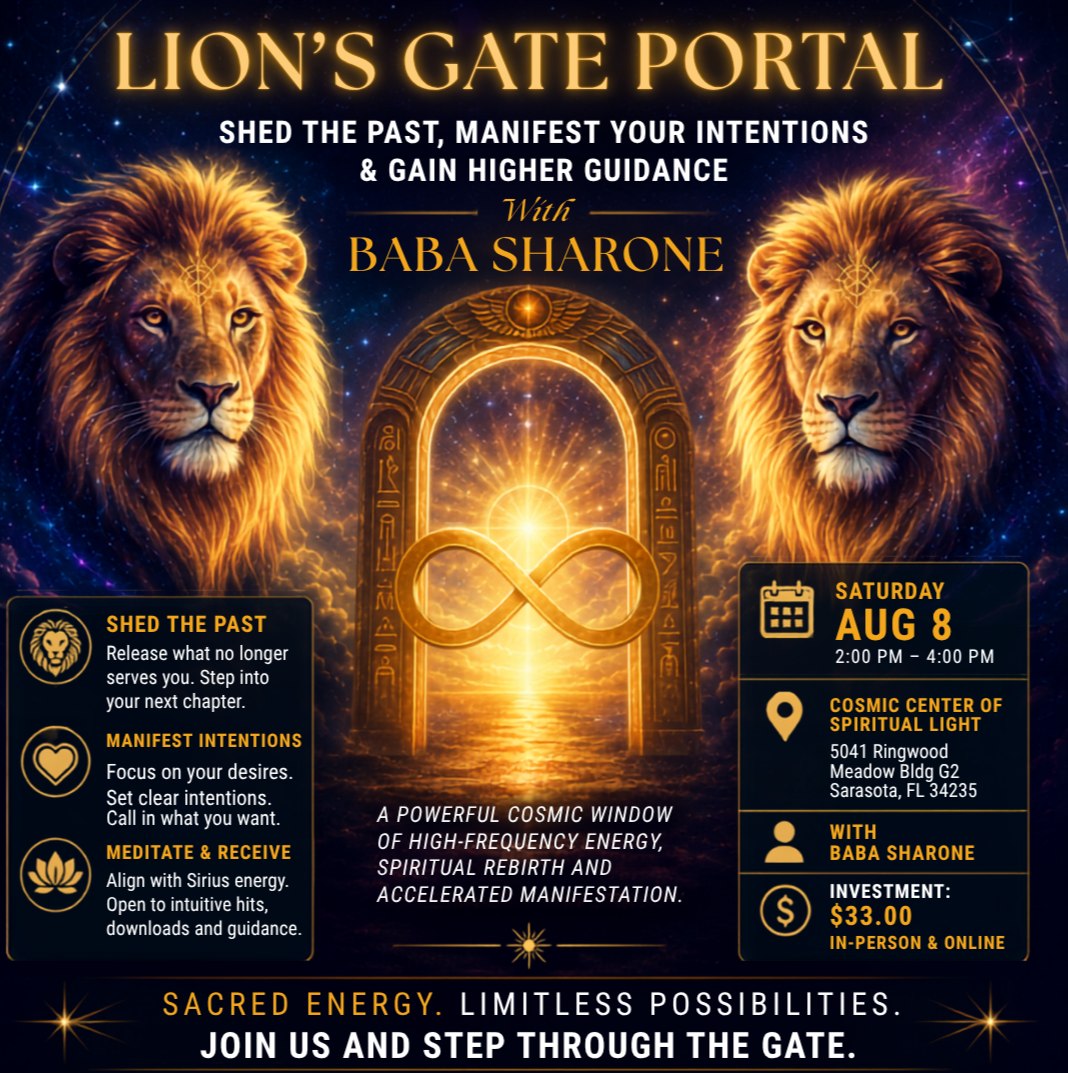 Cosmic Center of Spiritual Light Facebook ad: A powerful cosmic window awaits.
