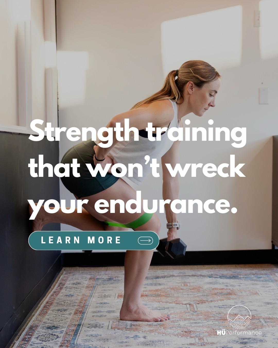 Dr. Caitlin Alexander Facebook ad: Strength training for endurance athletes requires special…