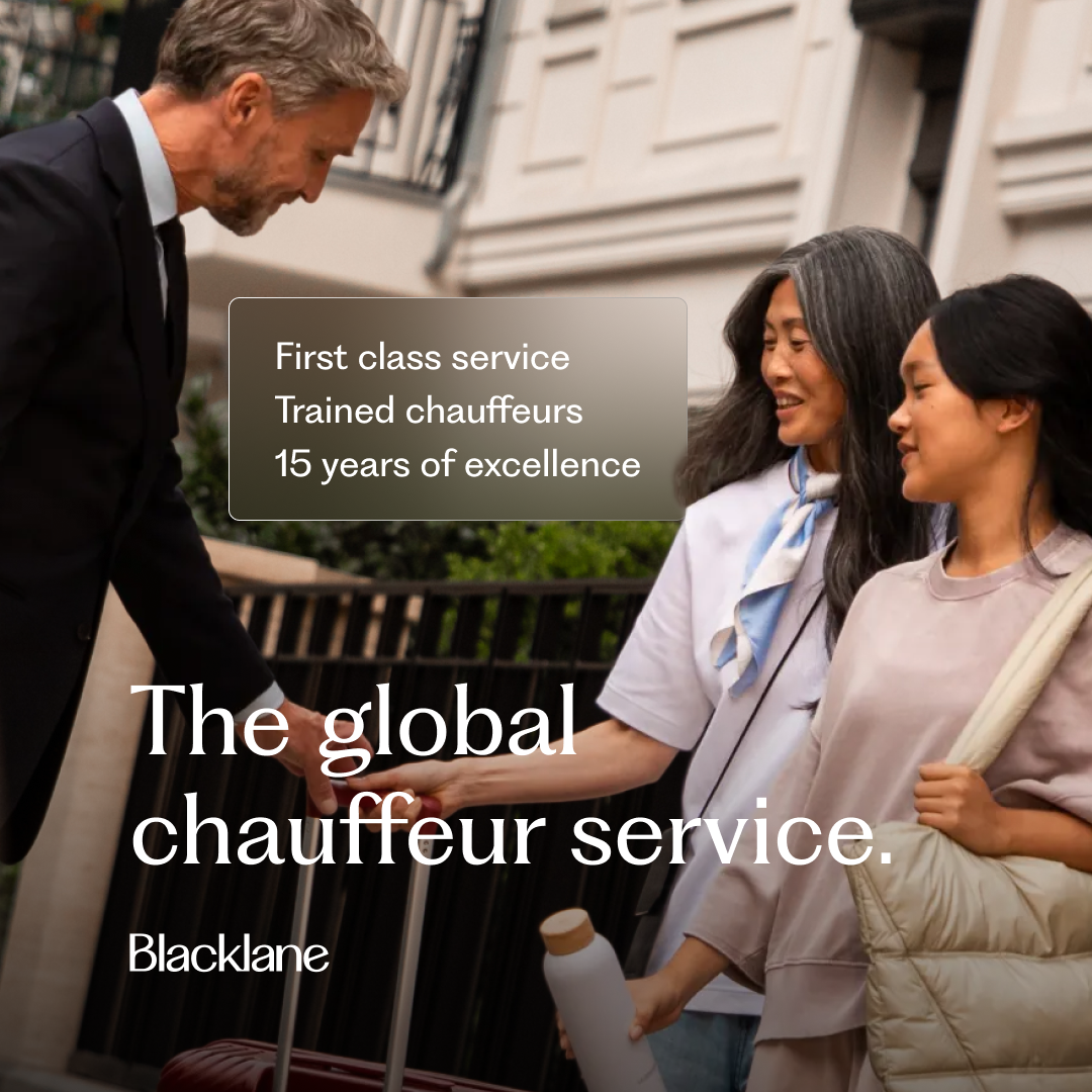 Blacklane Facebook ad: Your chauffeur is waiting