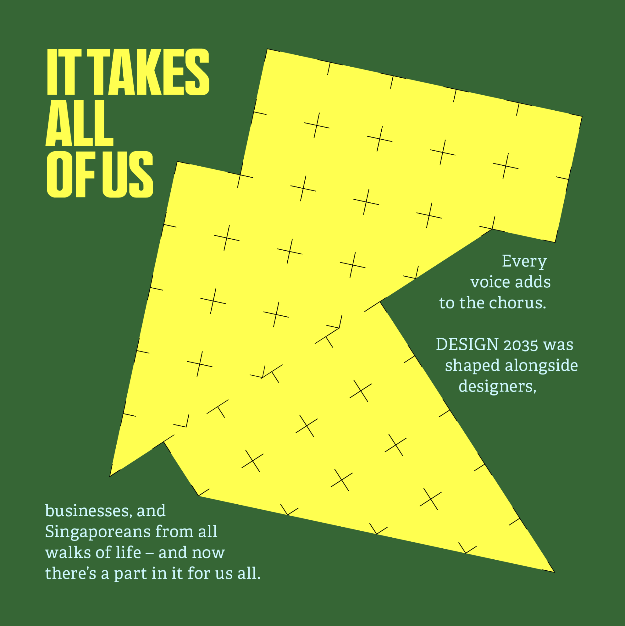 DesignSingapore Facebook ad: The best designs begin not with answers, but…