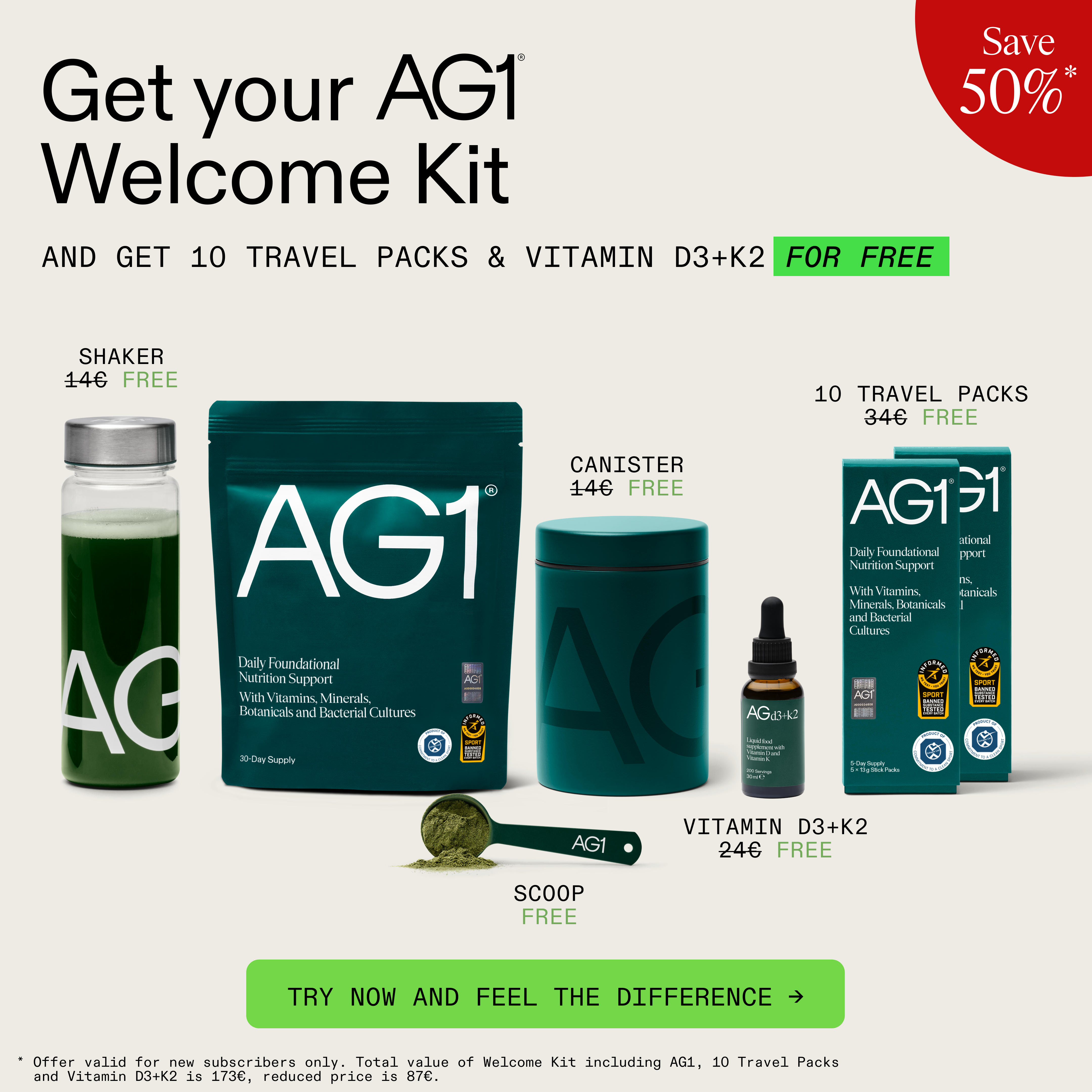 AG1 by Athletic Greens Facebook ad