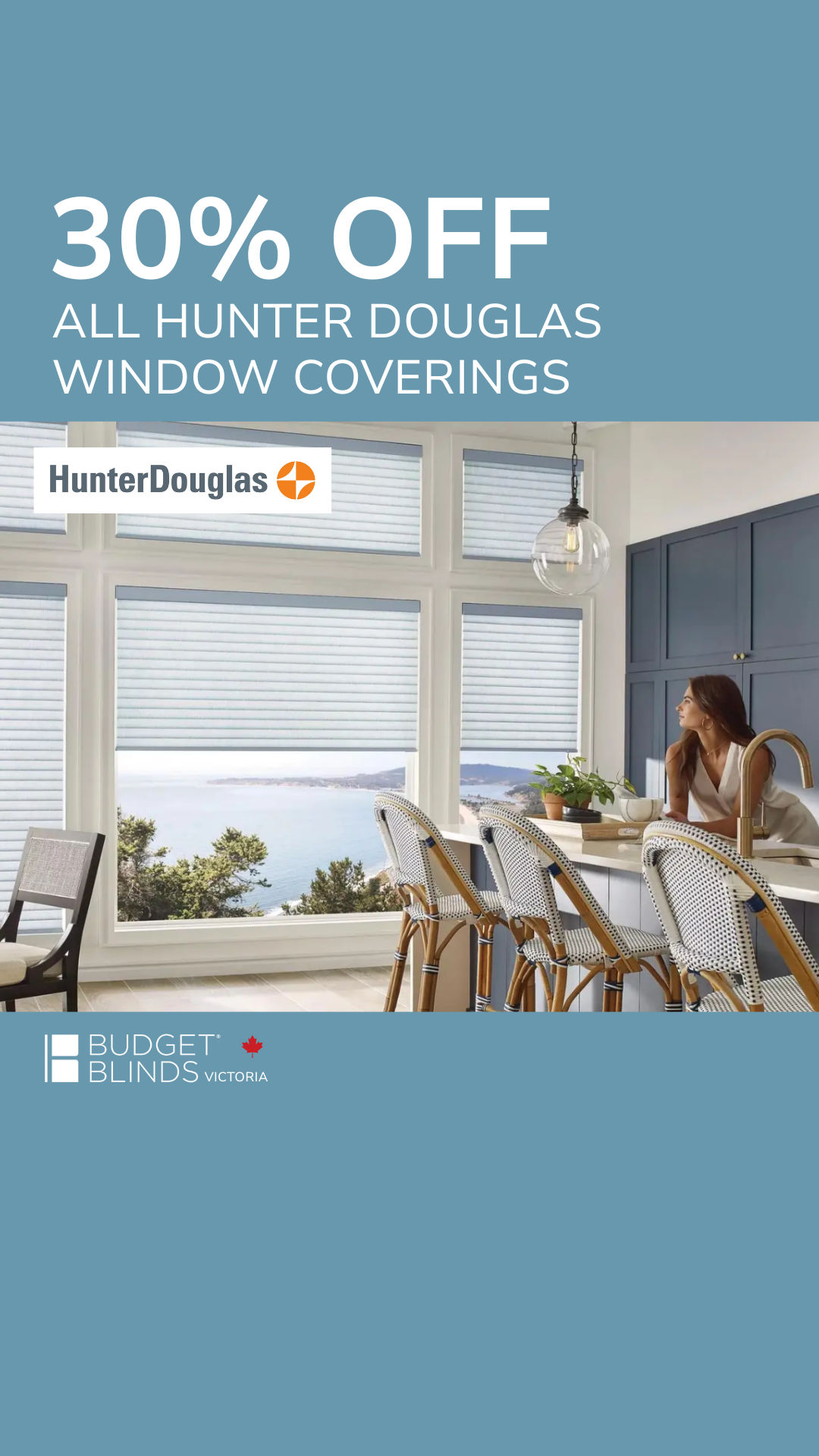Budget Blinds of Greater Victoria Facebook ad