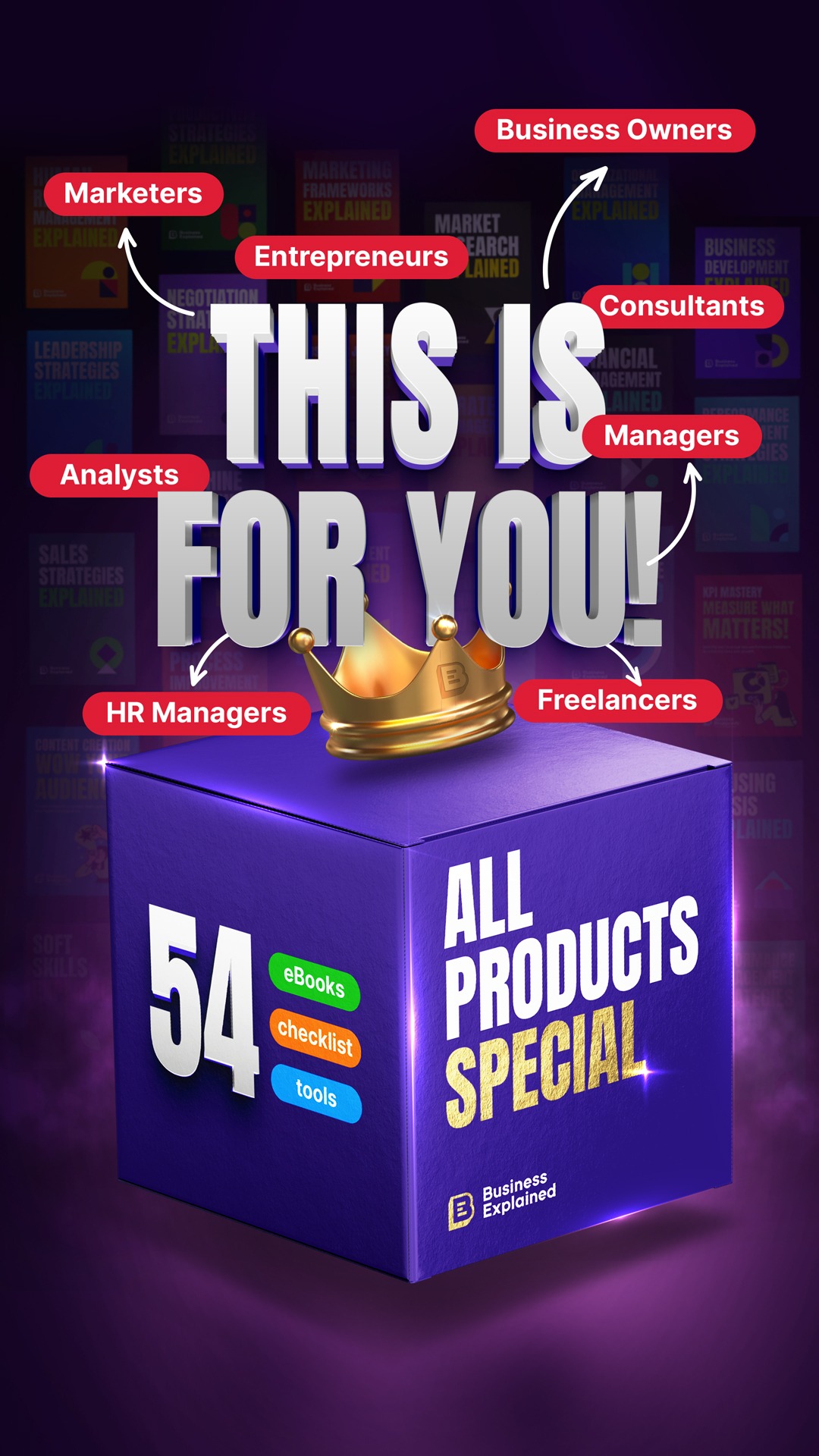 Business Explained Facebook ad