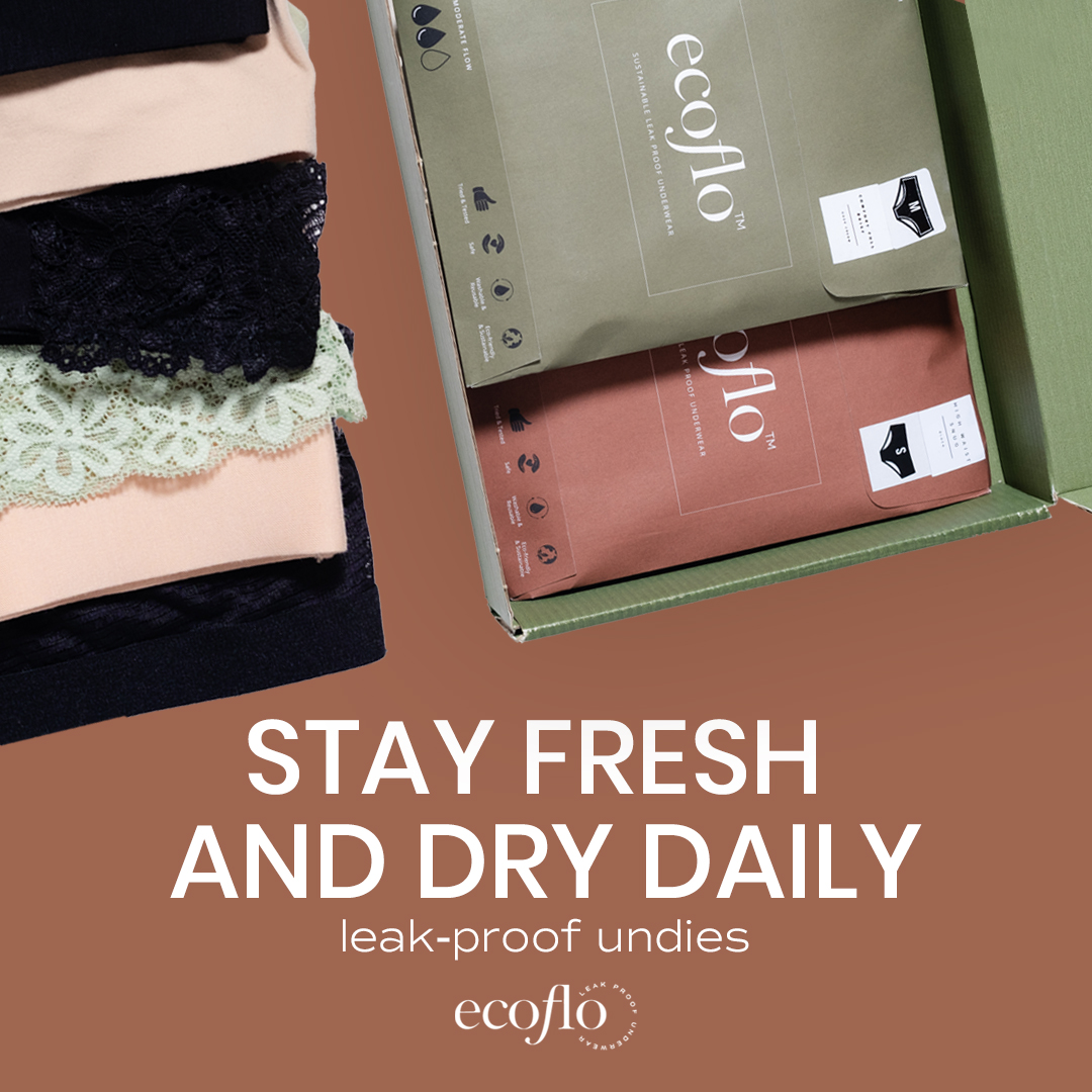 Ecoflo Leakproof Underwear Facebook ad
