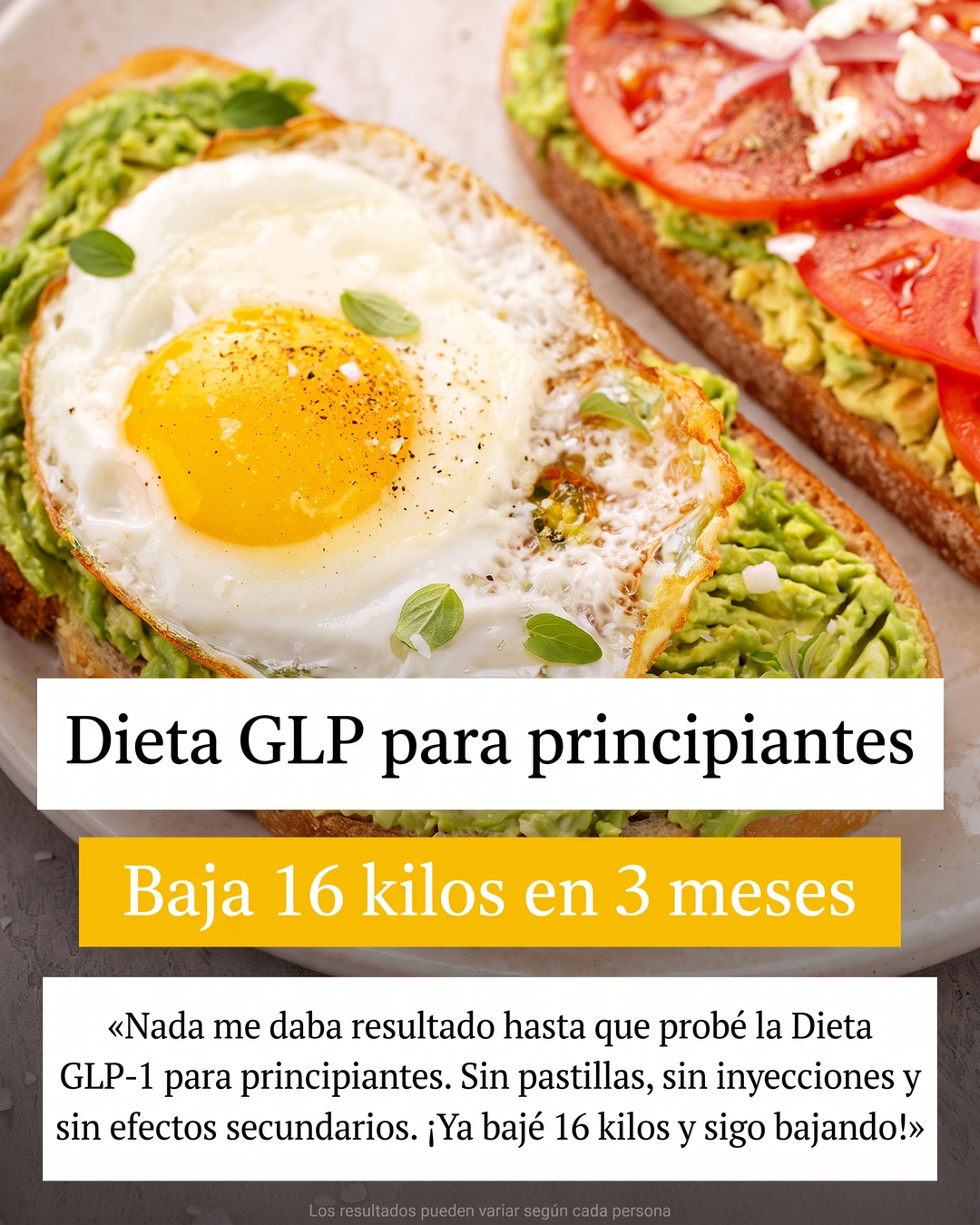 Eat Smart Every Day Facebook ad: ¡Solo 2 semanas para notar la diferencia!