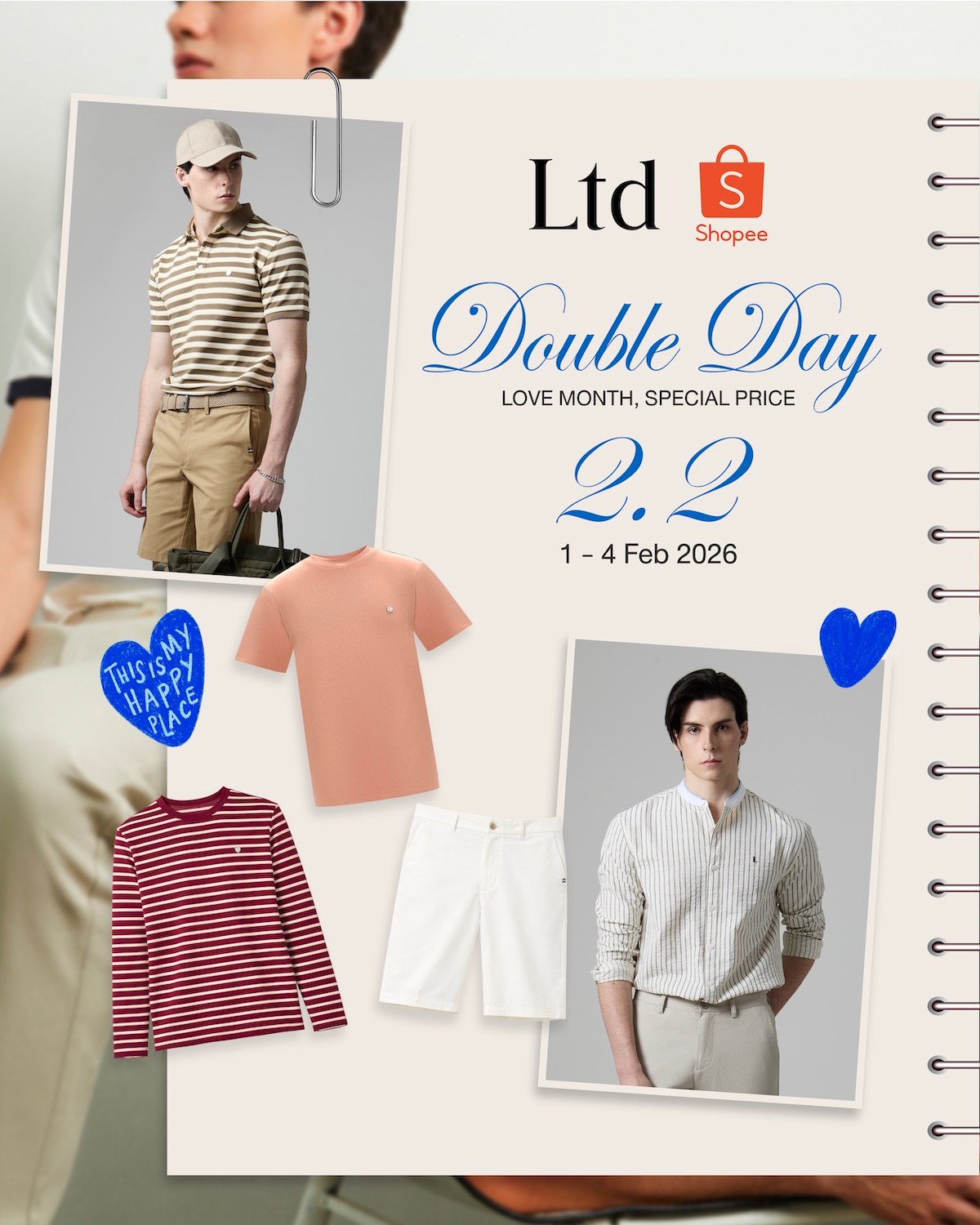 LTD Facebook ad: Ltd ลดใหญ่ 50% แมตช์ลุคเท่ได้ทันที