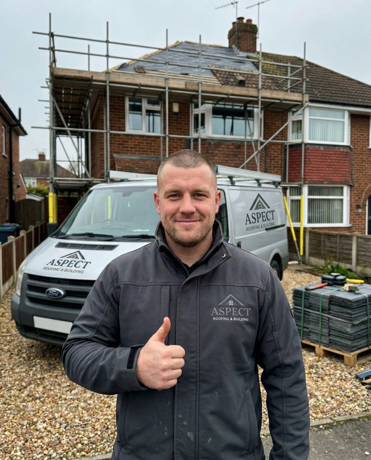 Aspect Roofing & Building Facebook ad