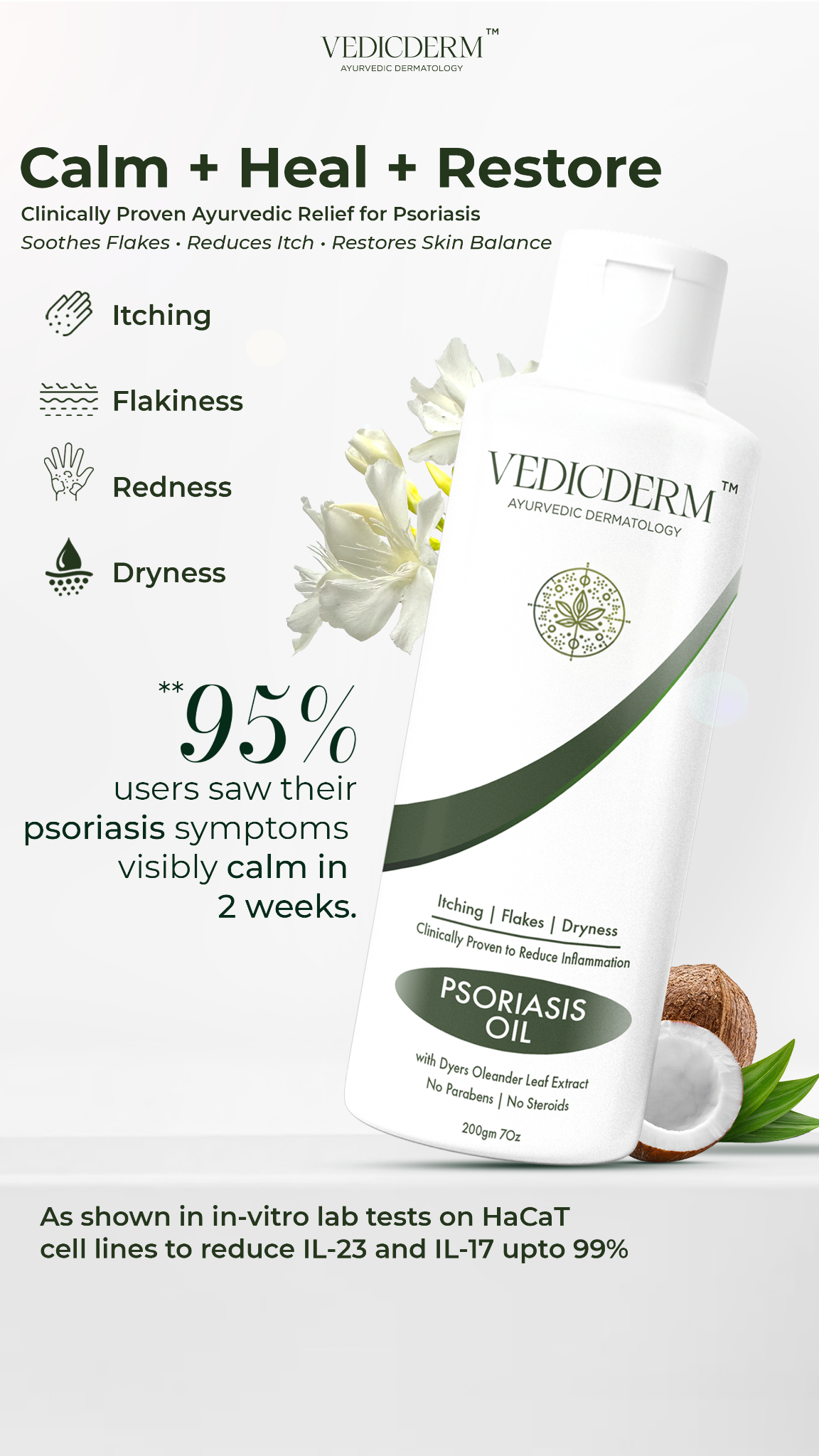 VedicDerm Facebook ad