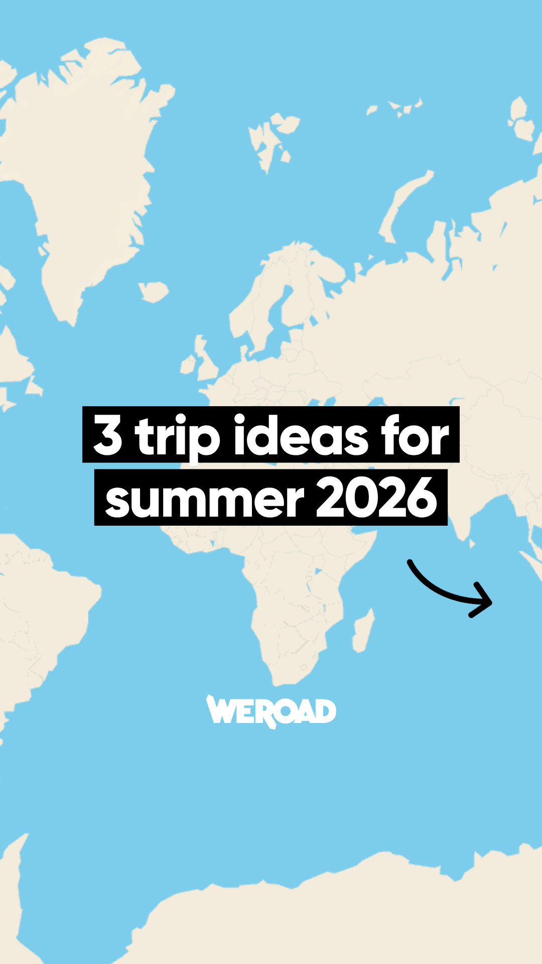 WeRoad Travel Facebook ad