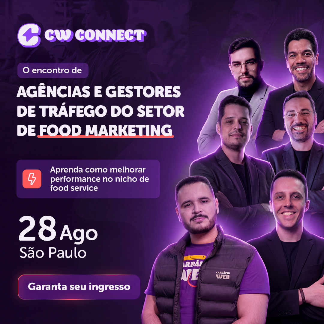 Cardápio Web Facebook ad