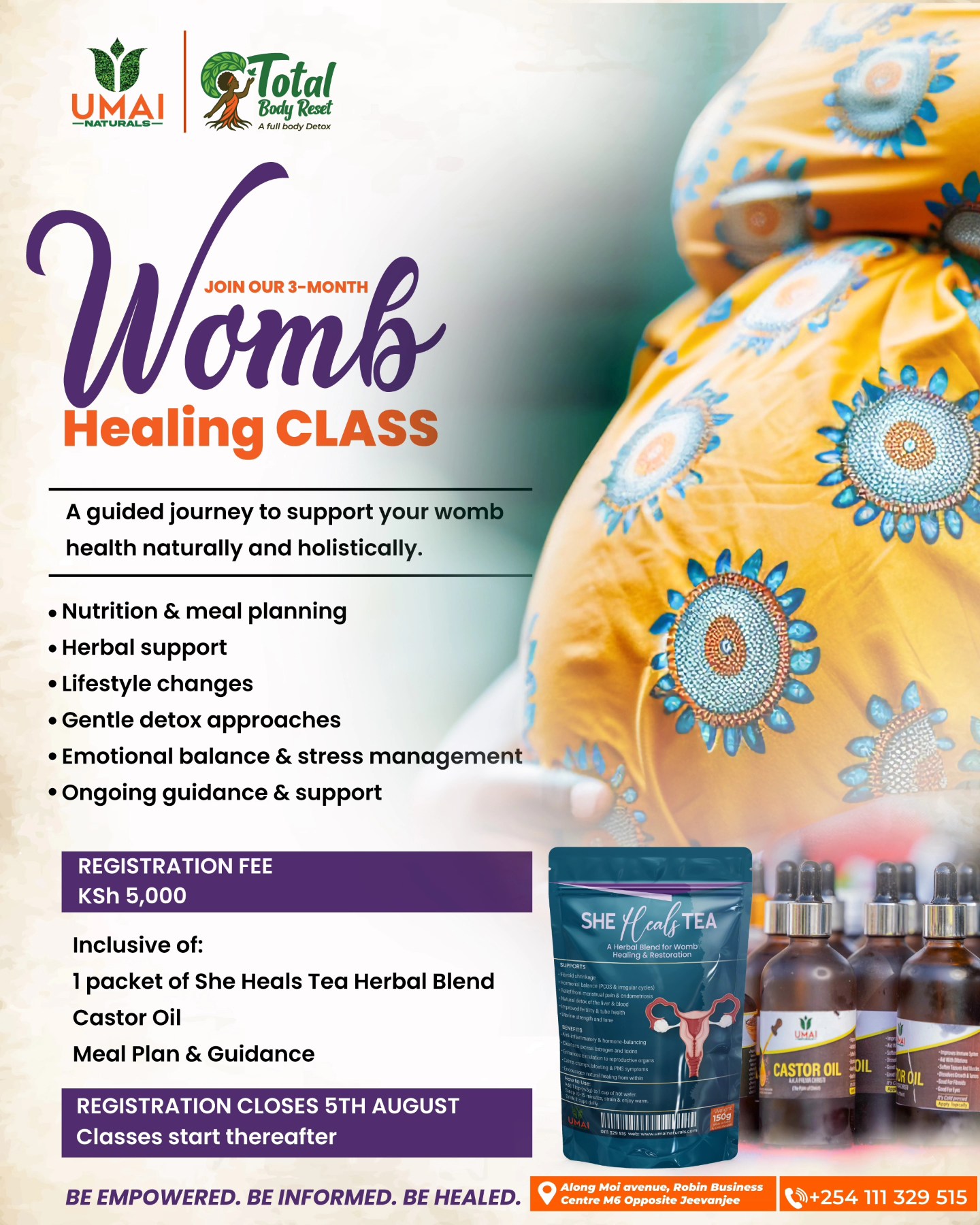 Umai Naturals Facebook ad: Fibroids are not just about the Uterus