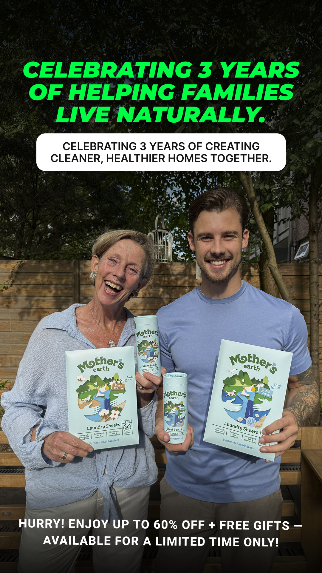 Mothers Earth Facebook ad