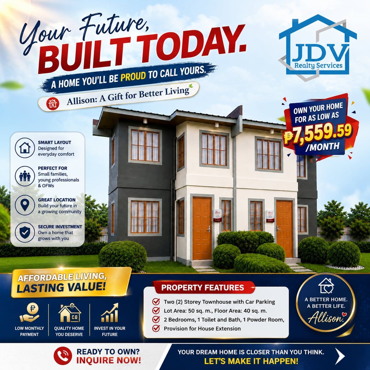Best Iloilo Property- House and Lot for sale Facebook ad: 𝗛𝗮𝘃𝗲 𝘆𝗼𝘂 𝗲𝘃𝗲𝗿 𝘄𝗼𝗻𝗱𝗲𝗿𝗲𝗱 𝗸𝘂𝗻𝗴…