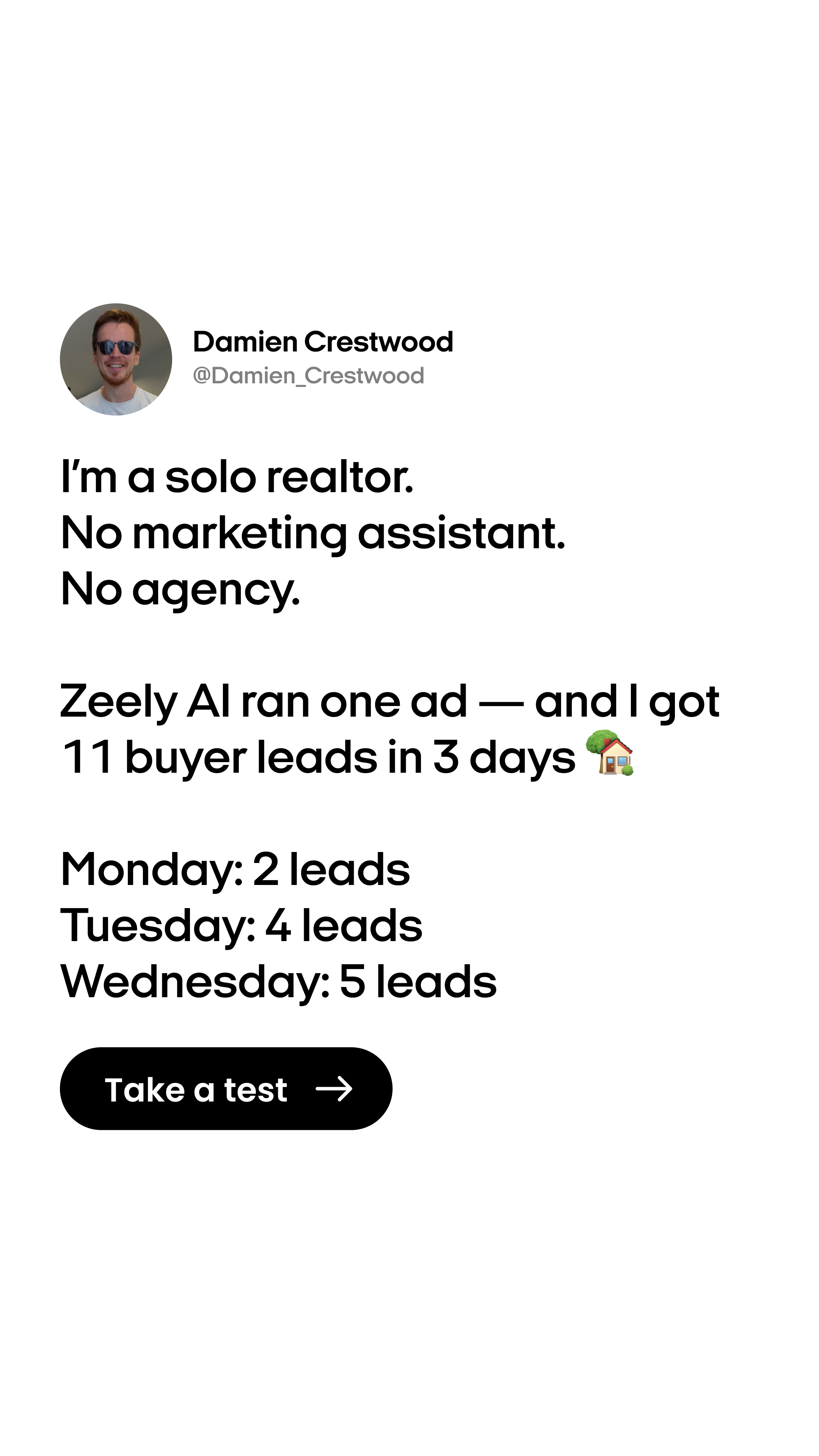 Zeely Facebook ad