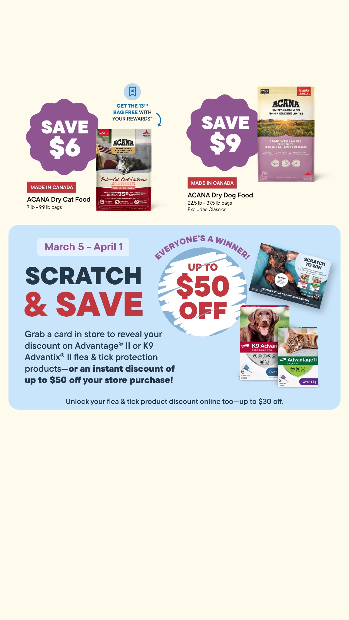 Pet Valu Facebook ad