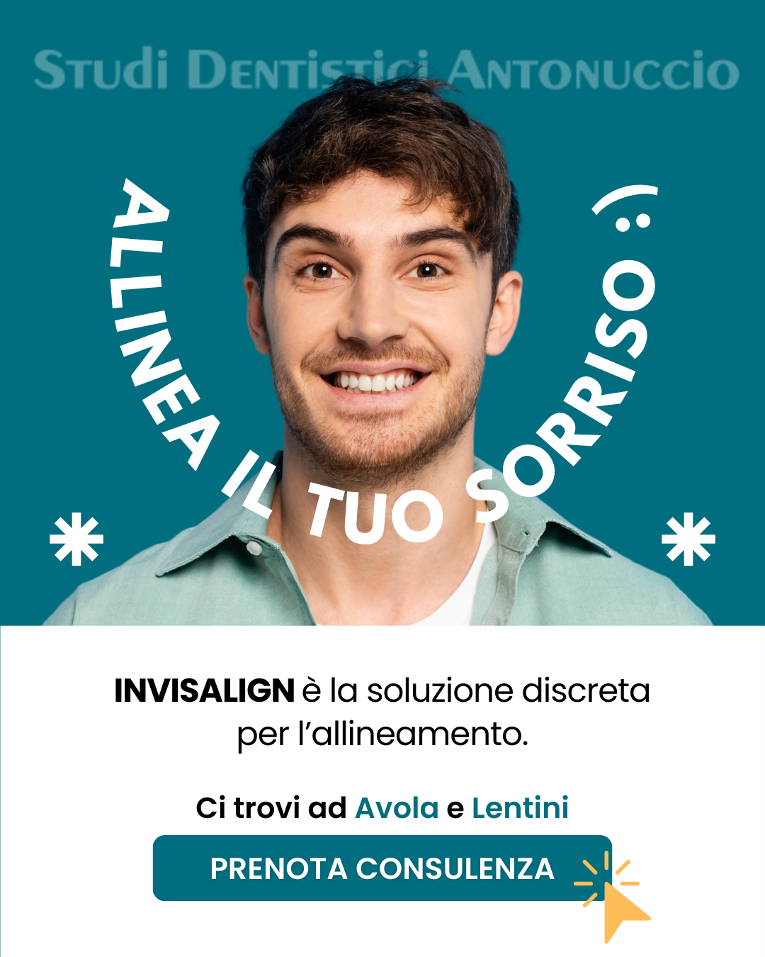 Studi Dentistici Antonuccio Facebook ad: Allineatori invisibili