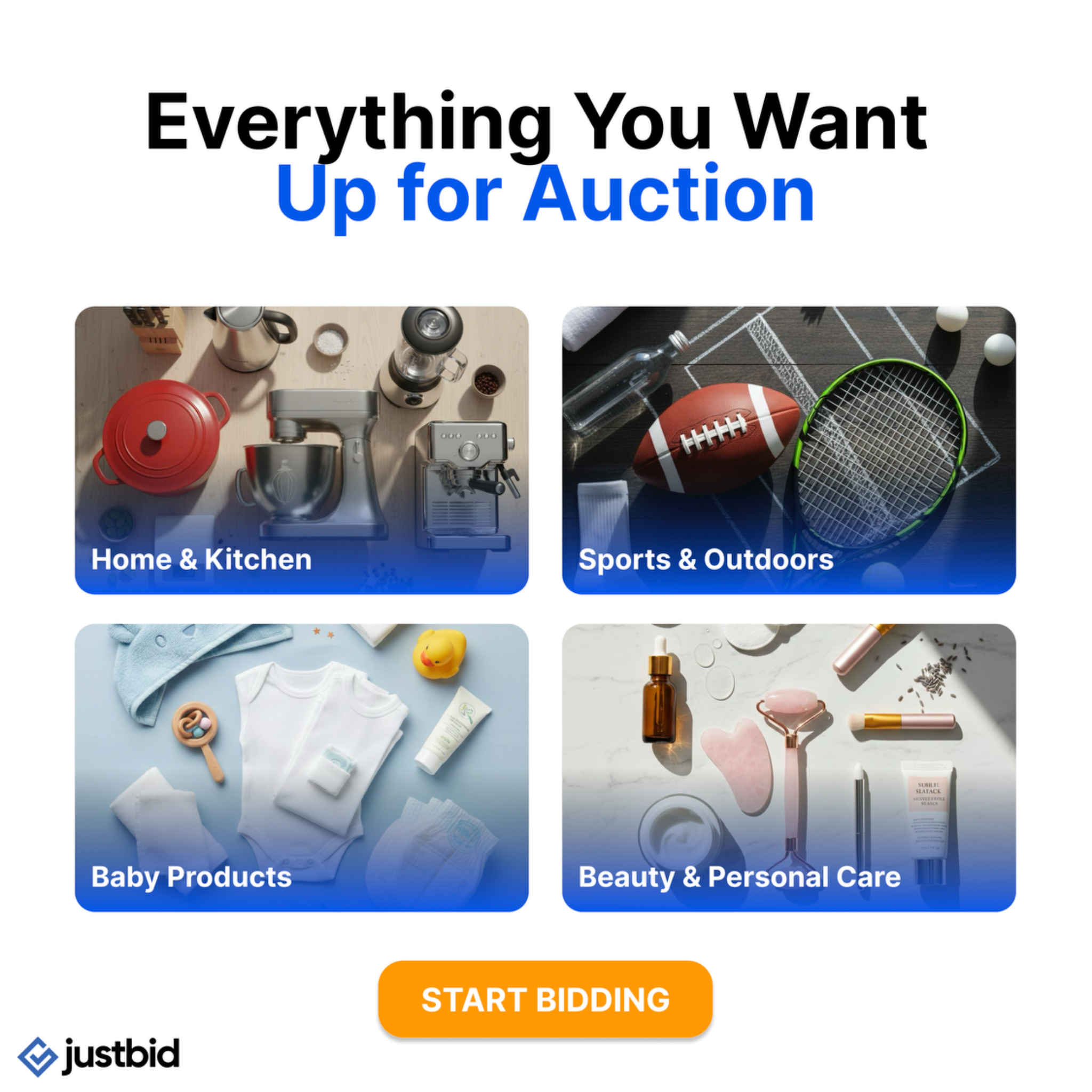 Justbid.com Facebook ad