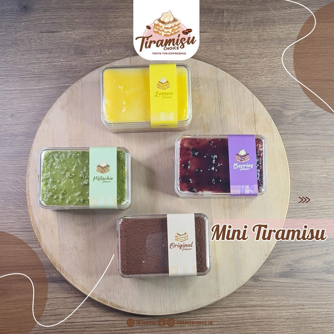 Tiramisu Choice Facebook ad: Treat yourself with our mini tiramisu trays!