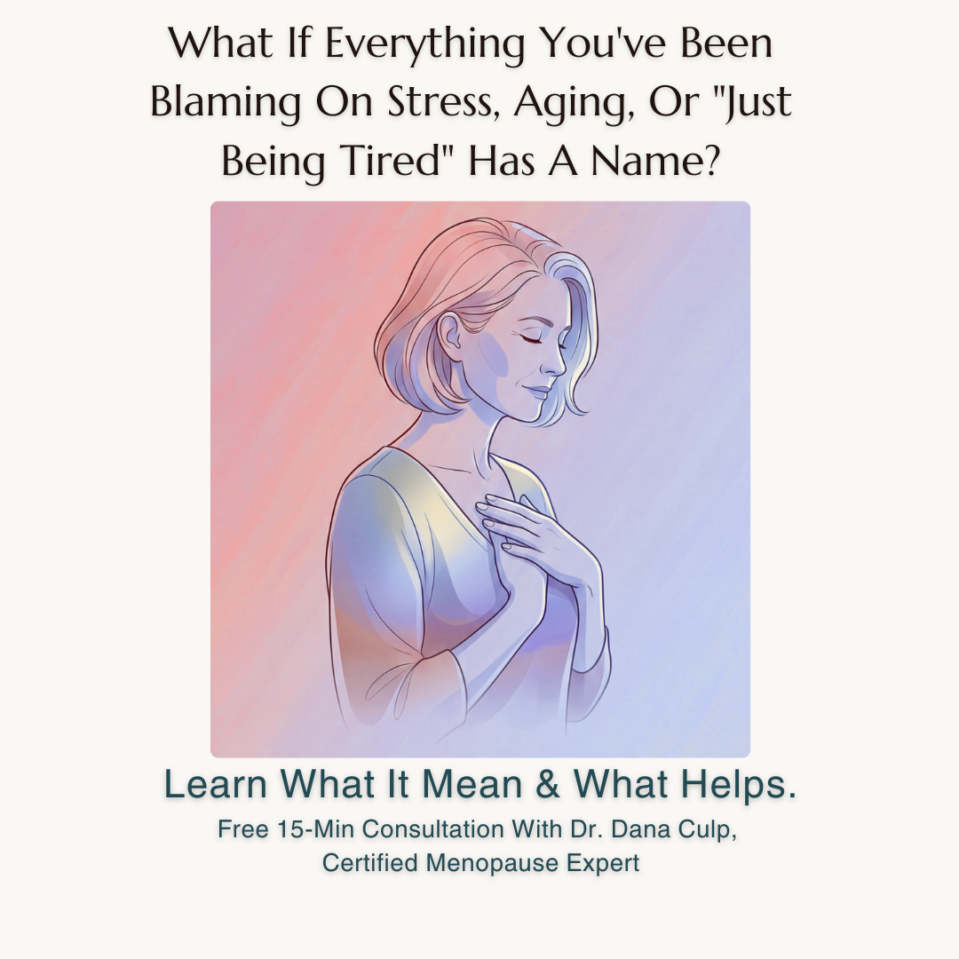 Thrive Midlife Medicine Facebook ad: Struggling with perimenopause?