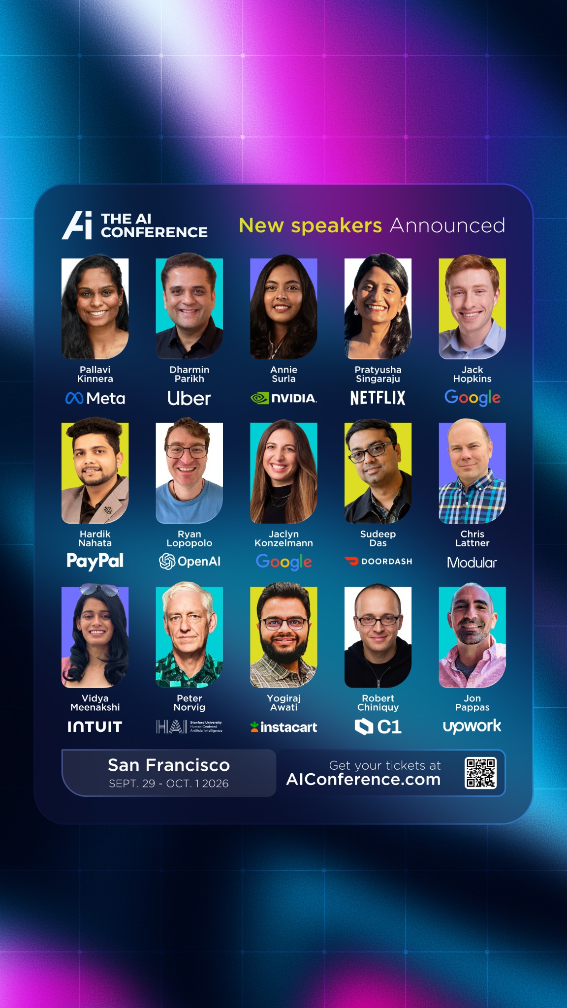 The AI Conference Facebook ad