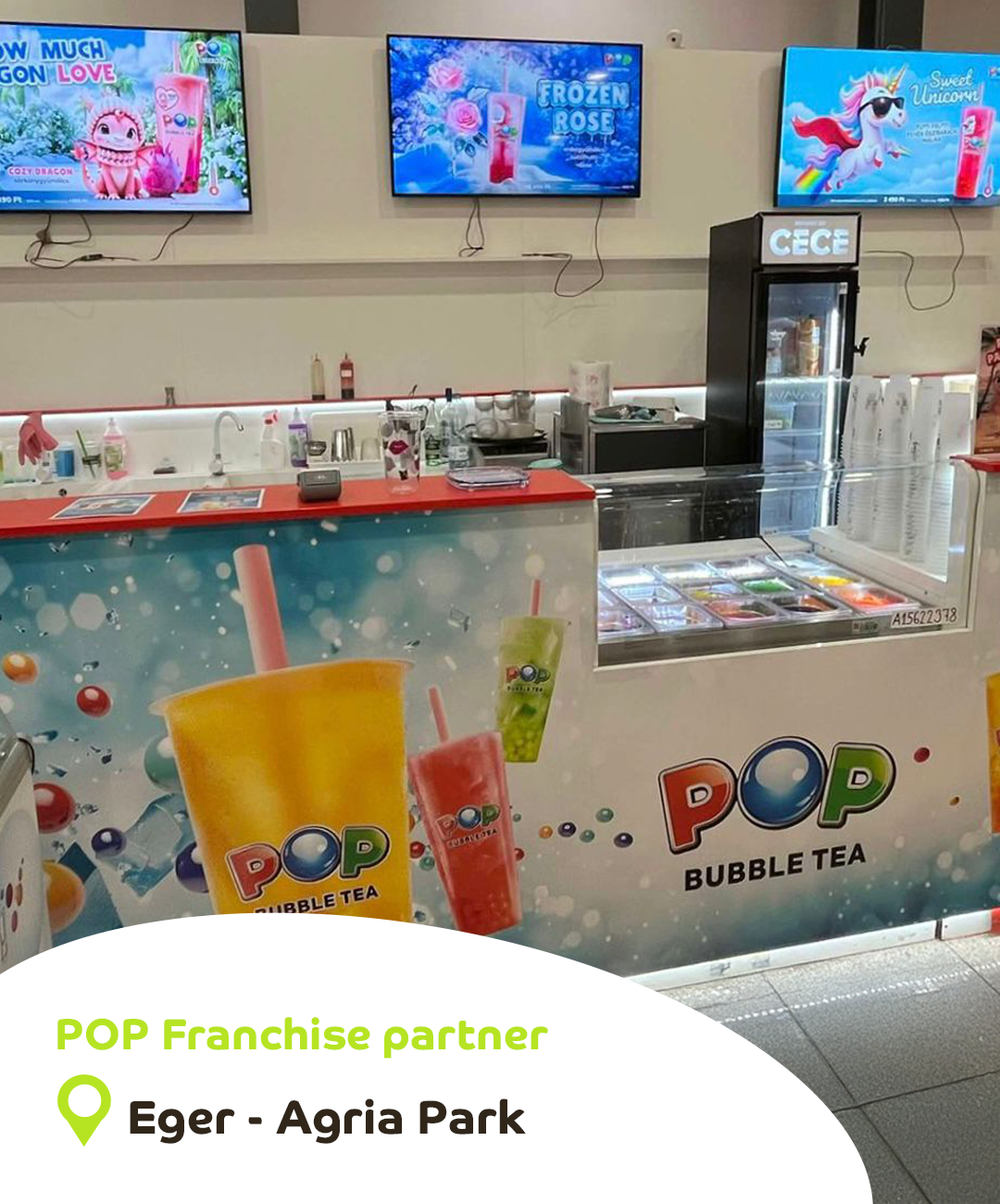 POP Bubble Tea Facebook ad