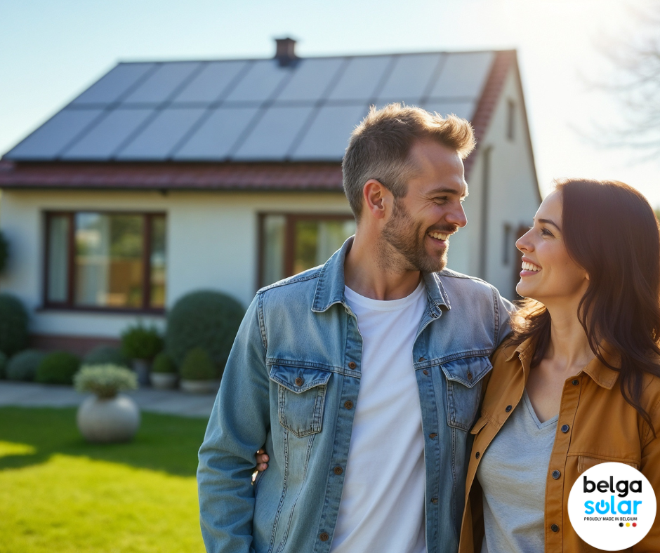 Belga Solar - Panneaux photovoltaïques Belgique Facebook ad: Faites des économies immédiatement!