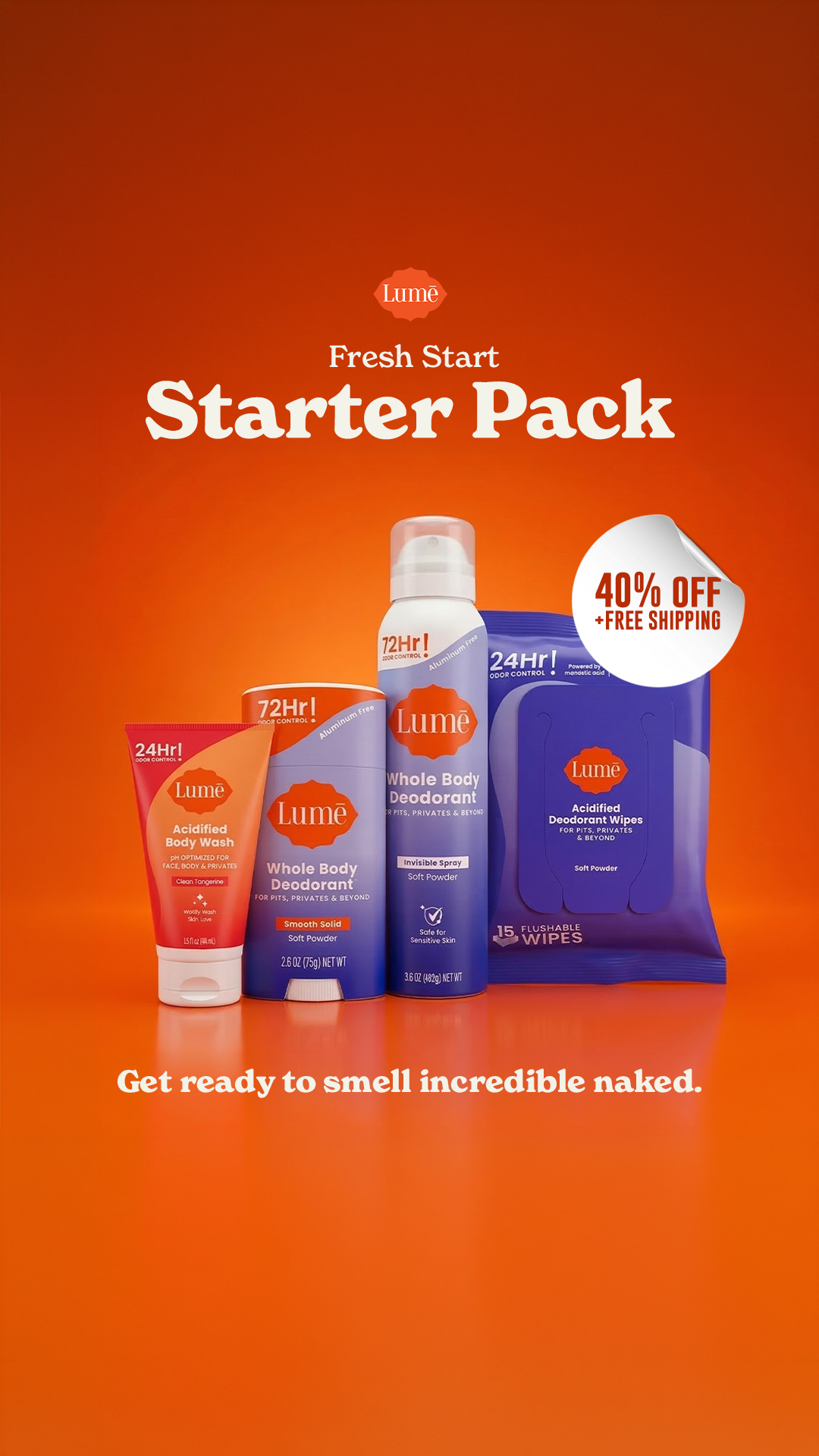 Lume Deodorant Facebook ad