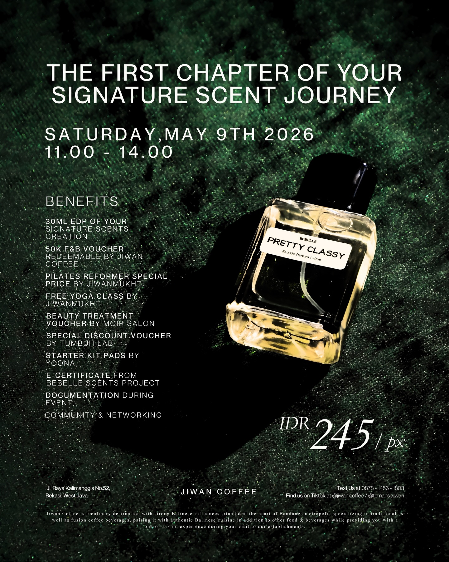 Jiwan Coffee & Things Facebook ad: Discover the art of scent and begin your…
