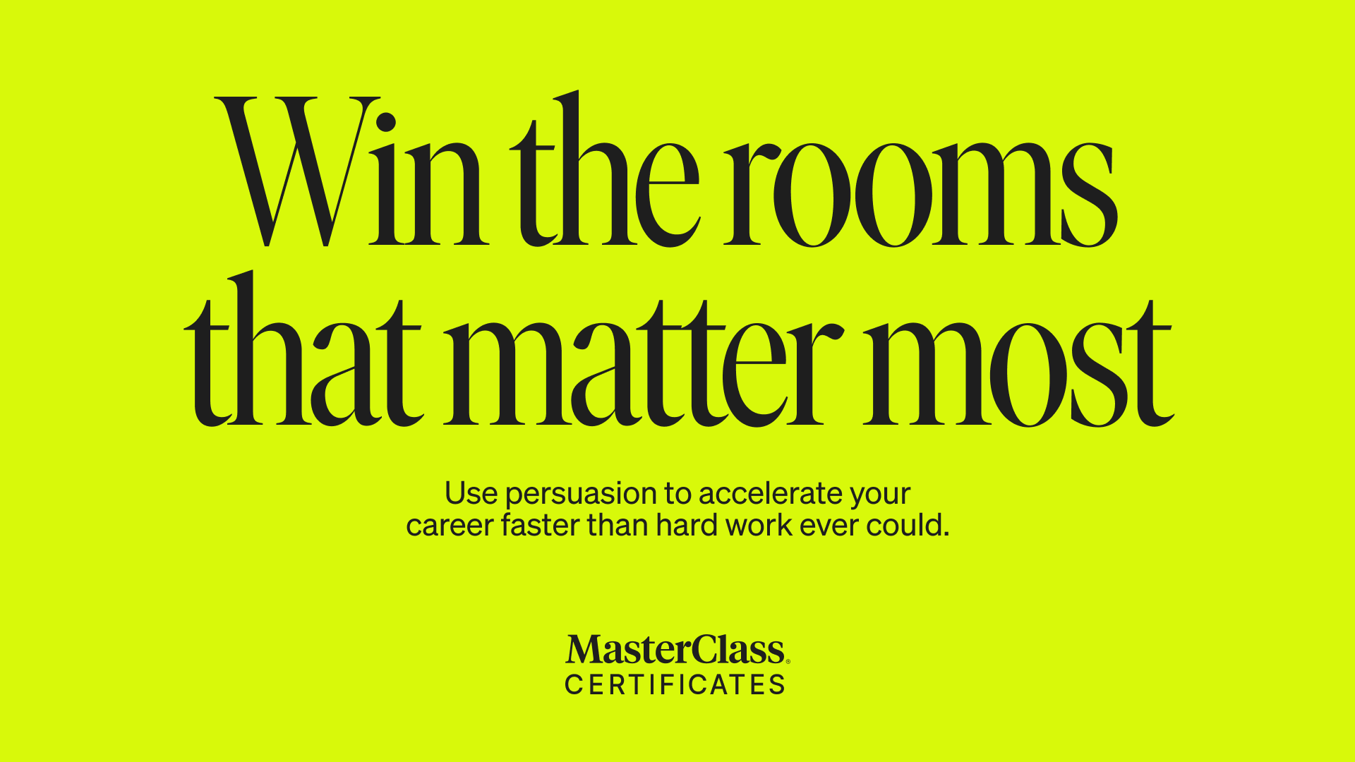 MasterClass Facebook ad