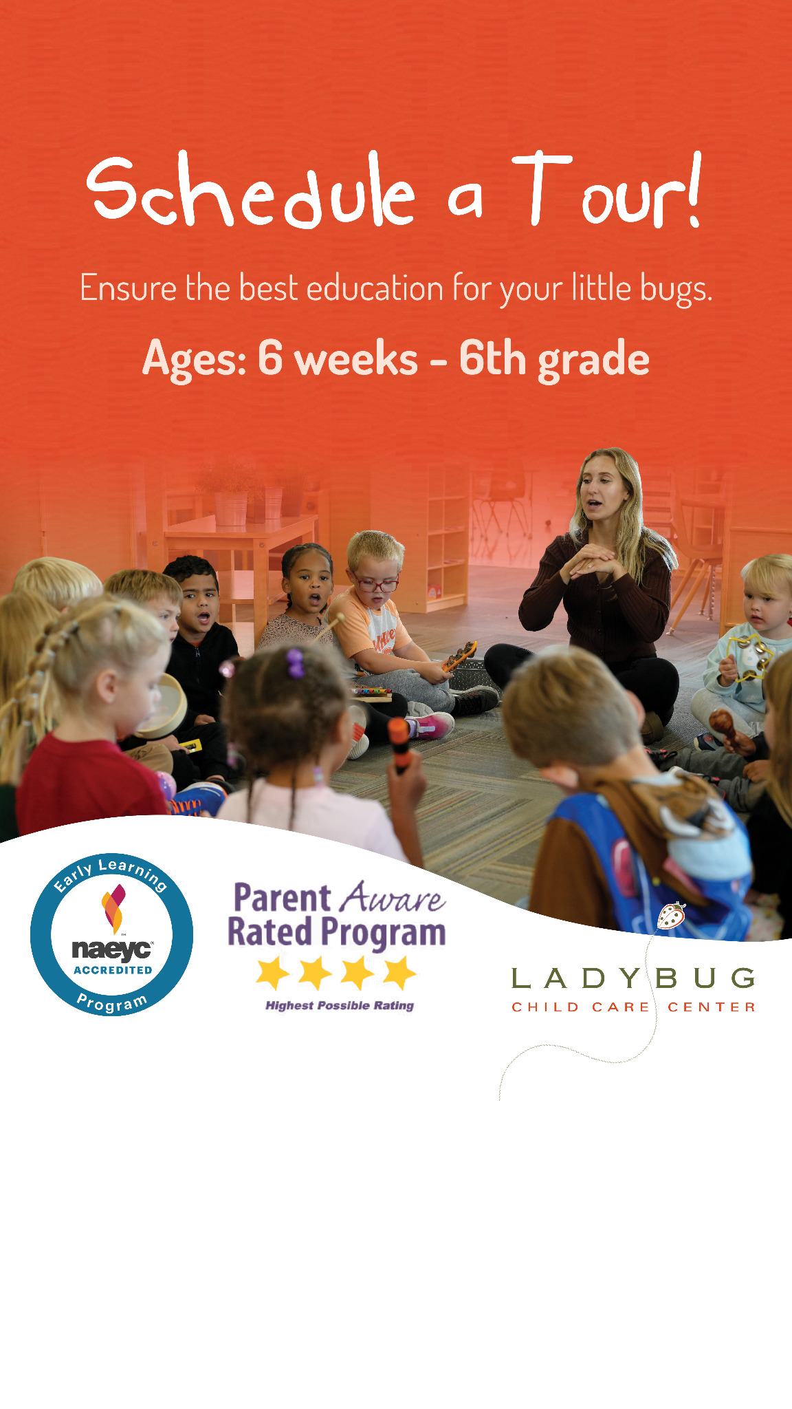 Ladybug Child Care Center, Chaska Facebook ad