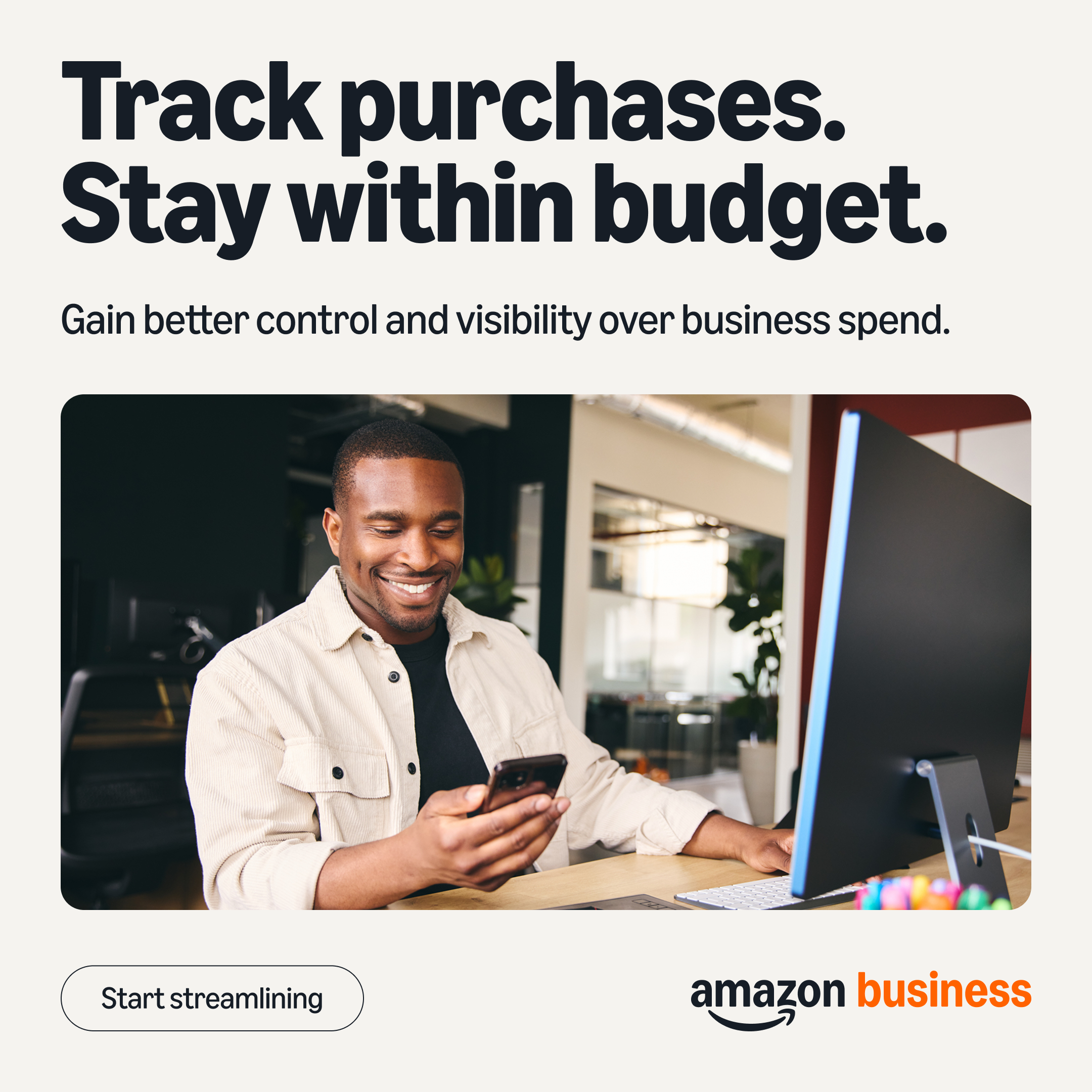Amazon Business Facebook ad